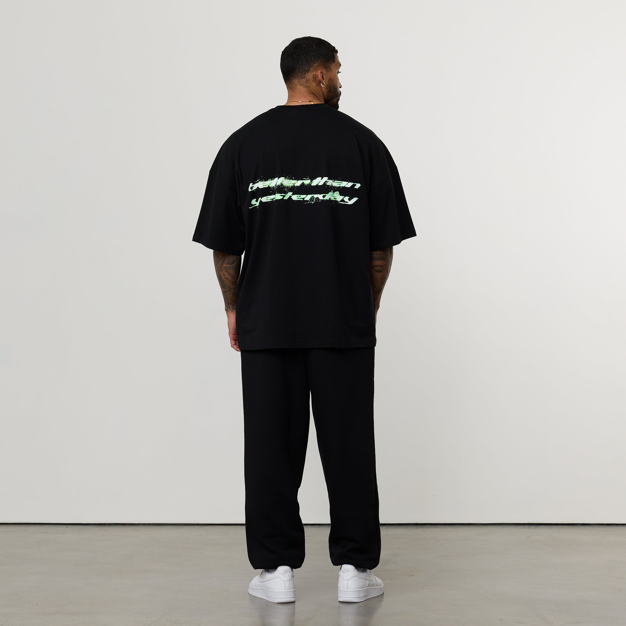 ACID BLACK OVERSIZED SWEATPANTS