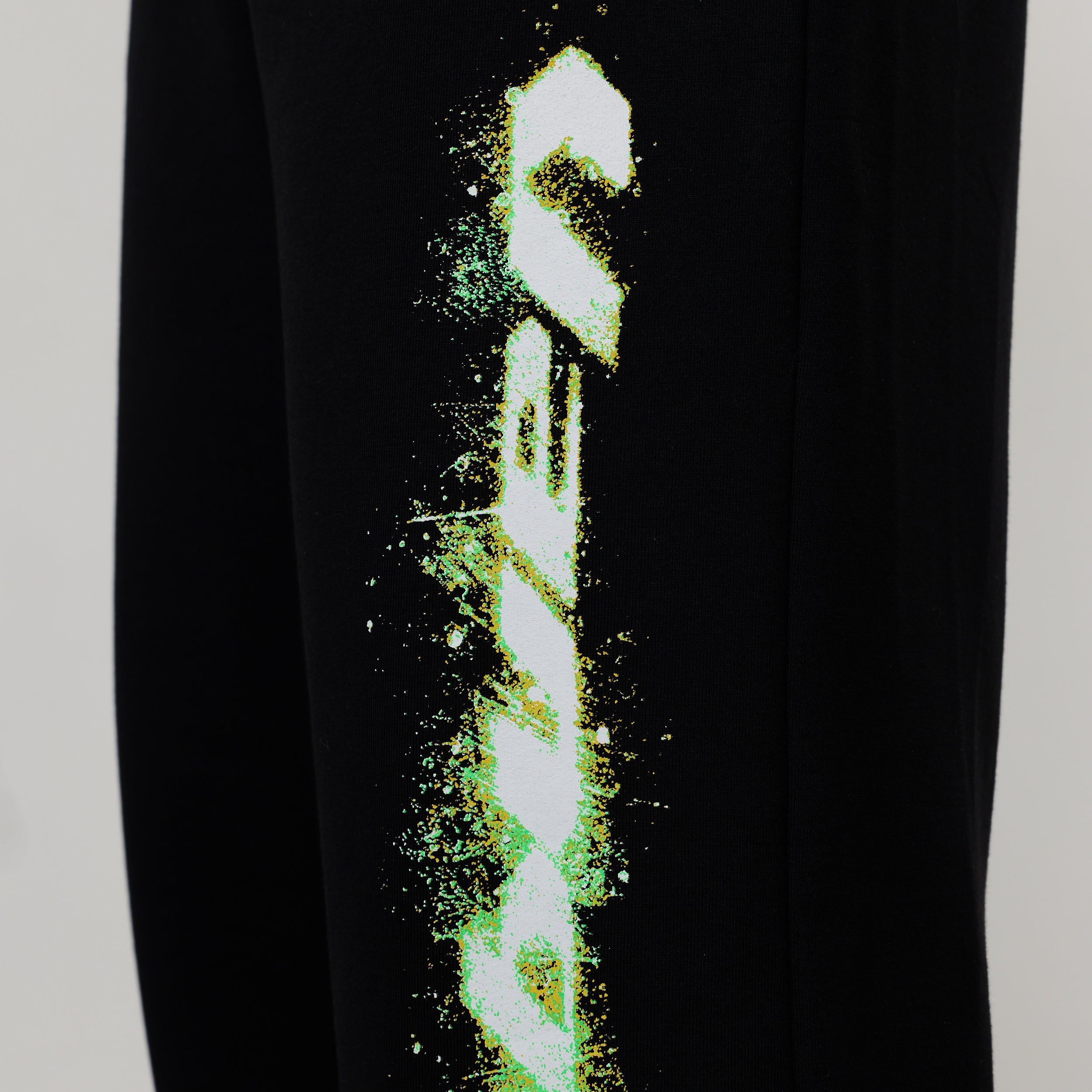 ACID BLACK OVERSIZED SWEATPANTS