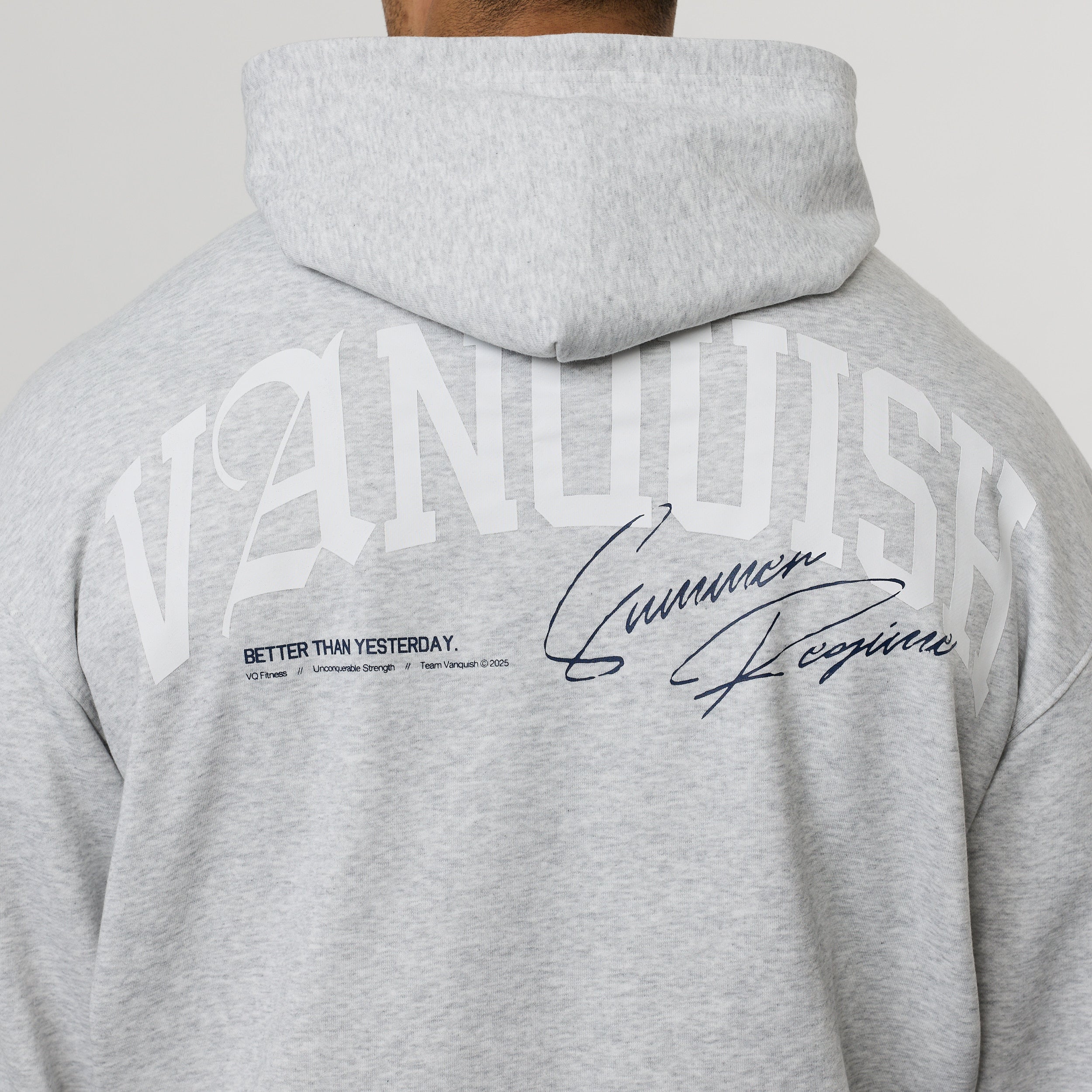 REGIME OAT MARL OVERSIZED HOODIE