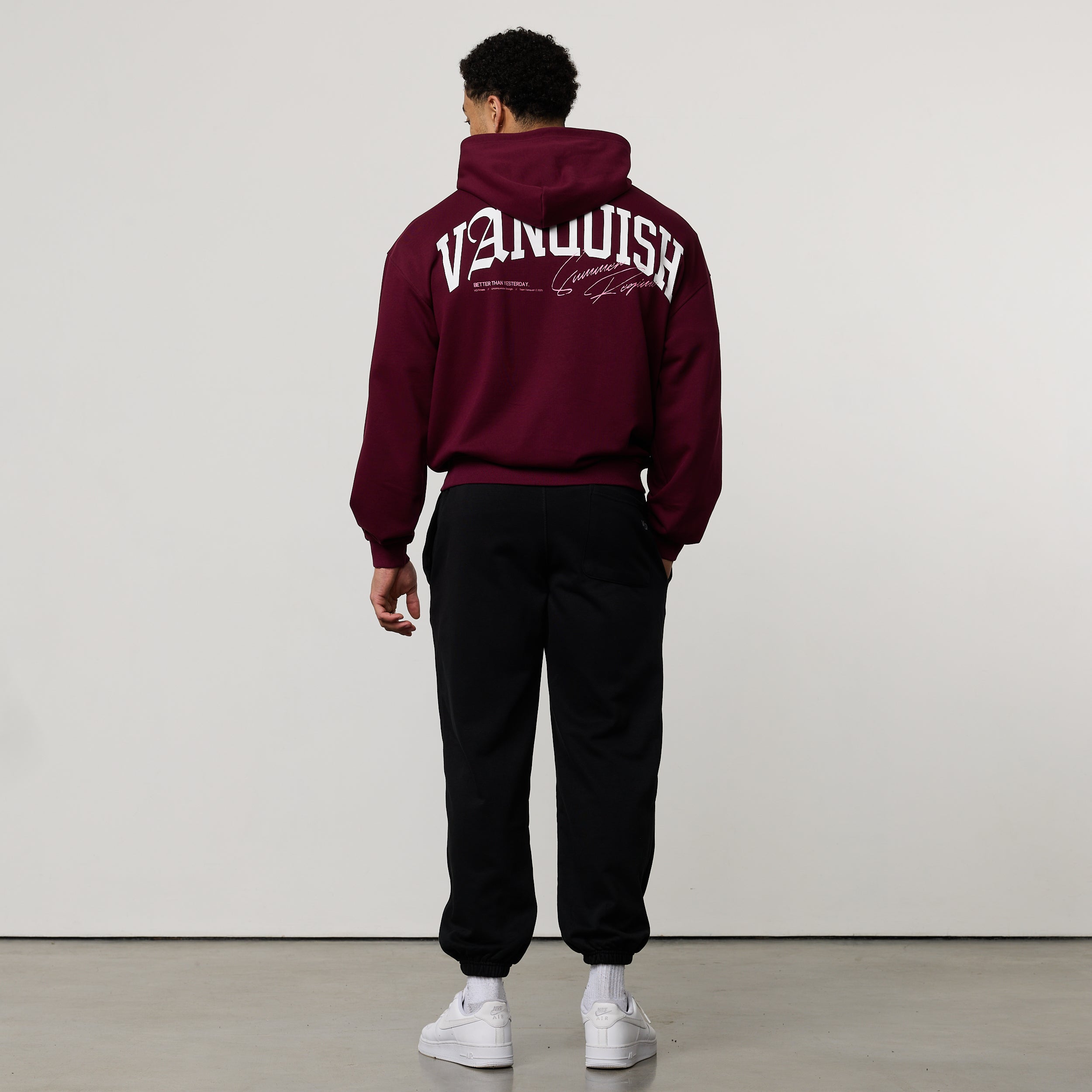 REGIME OXBLOOD OVERSIZED HOODIE