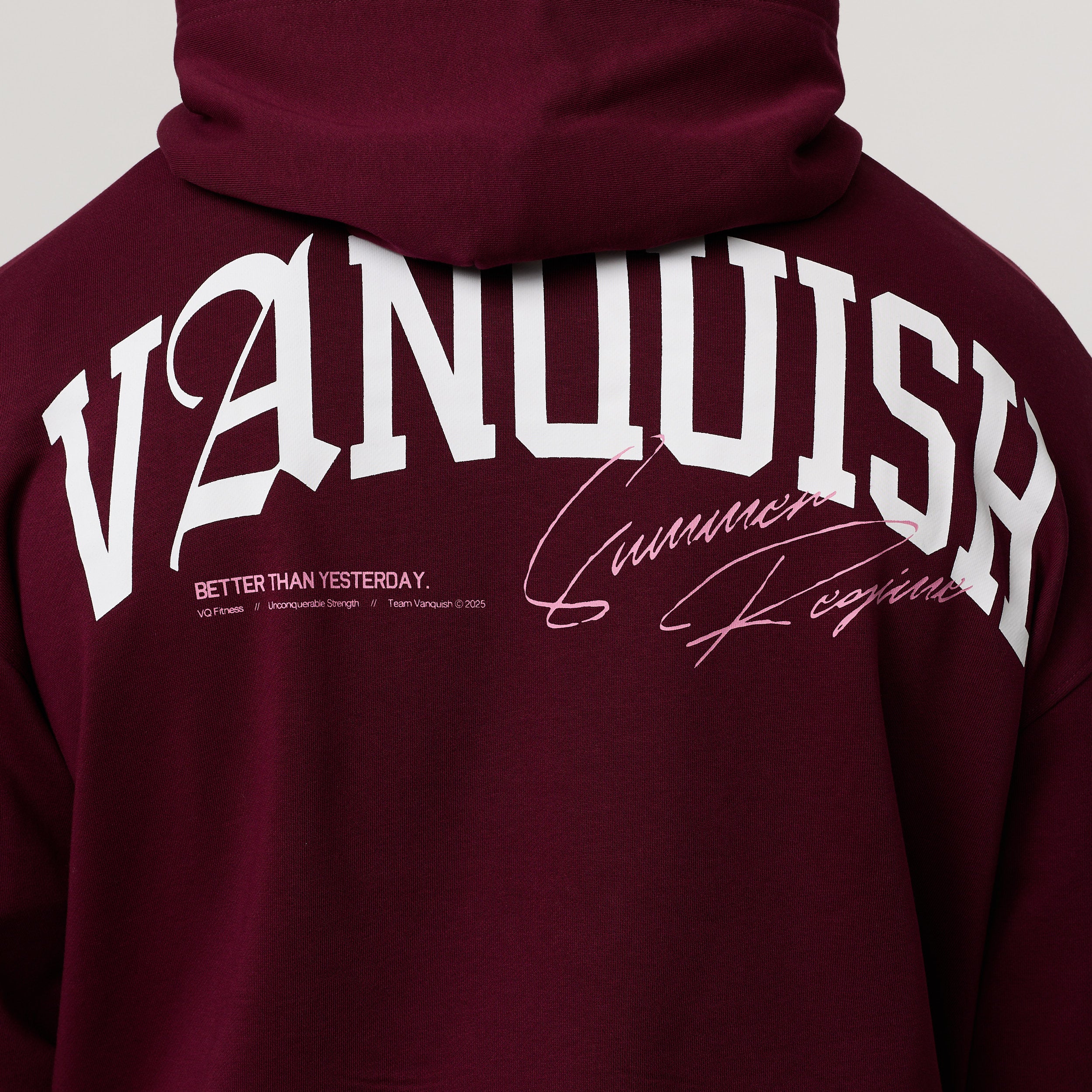 REGIME OXBLOOD OVERSIZED HOODIE