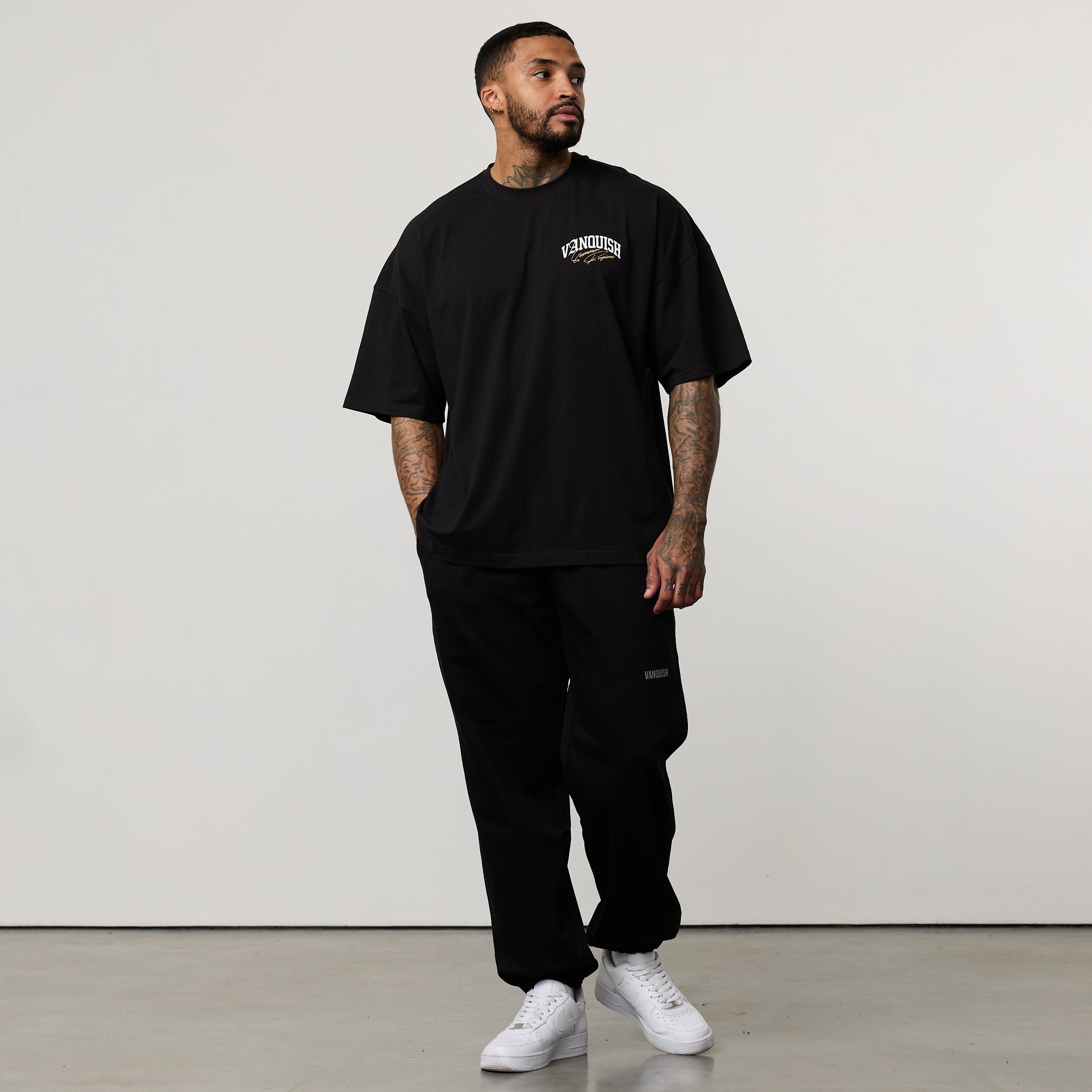 REGIME BLACK OVERSIZED BOXY T SHIRT