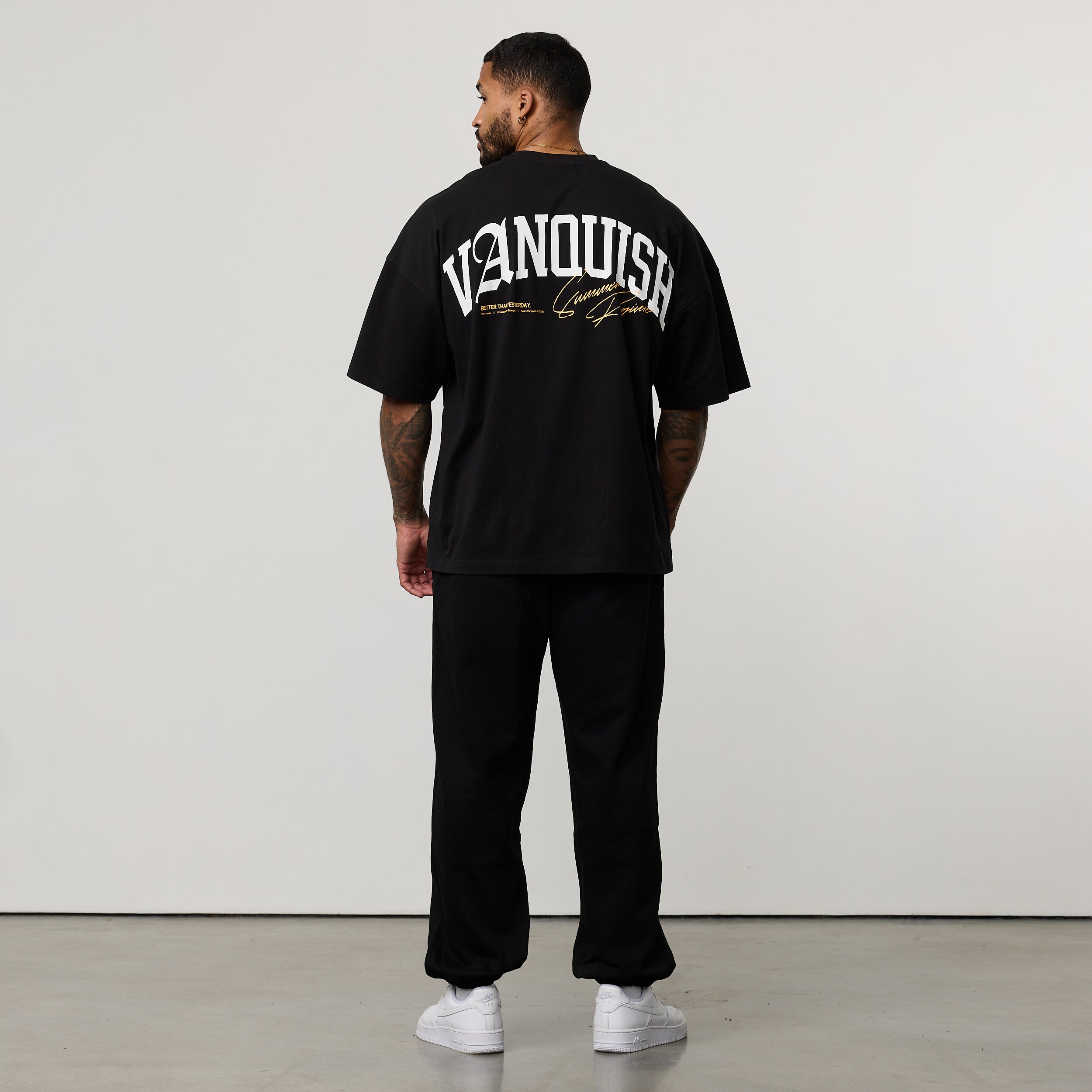 REGIME BLACK OVERSIZED BOXY T SHIRT