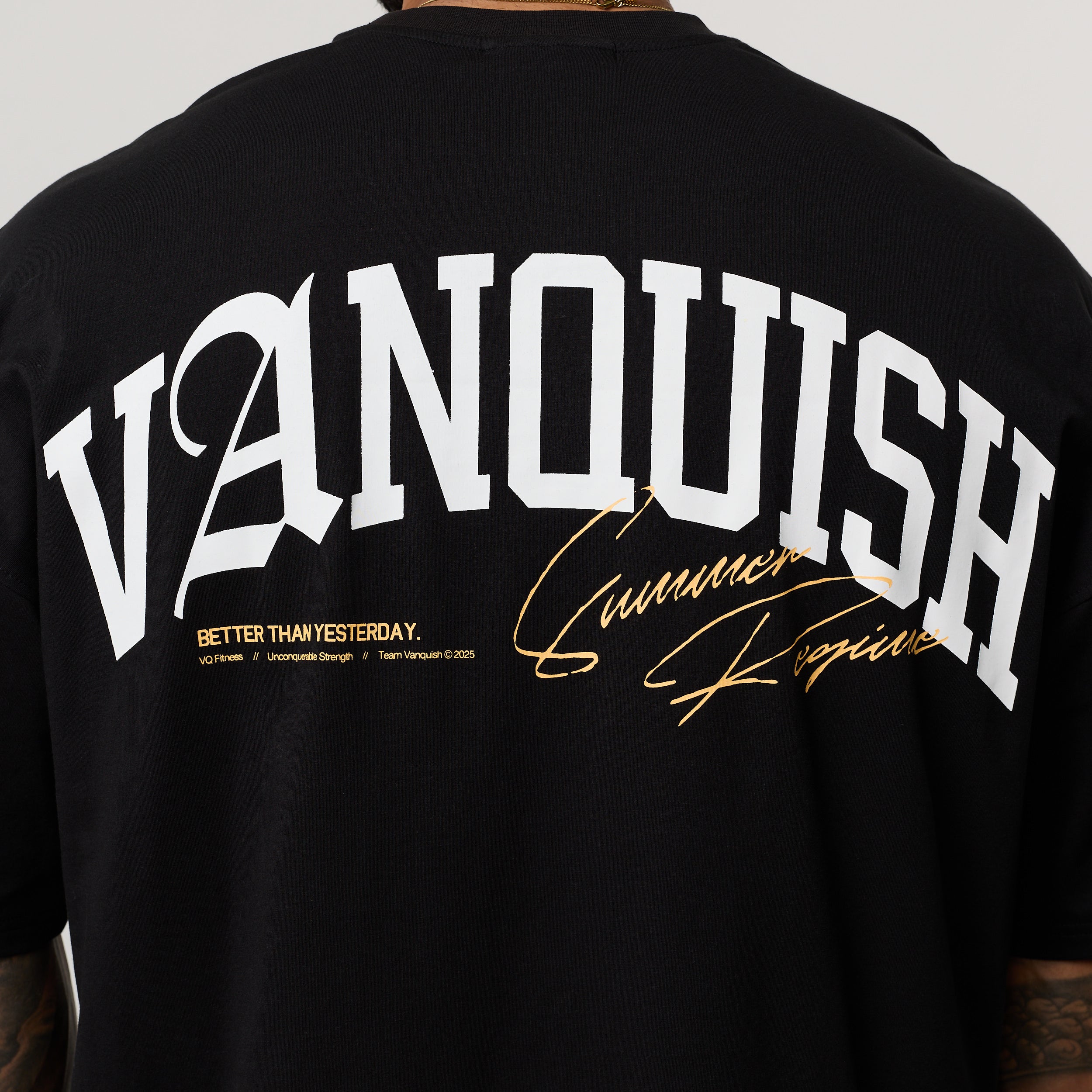 REGIME BLACK OVERSIZED BOXY T SHIRT