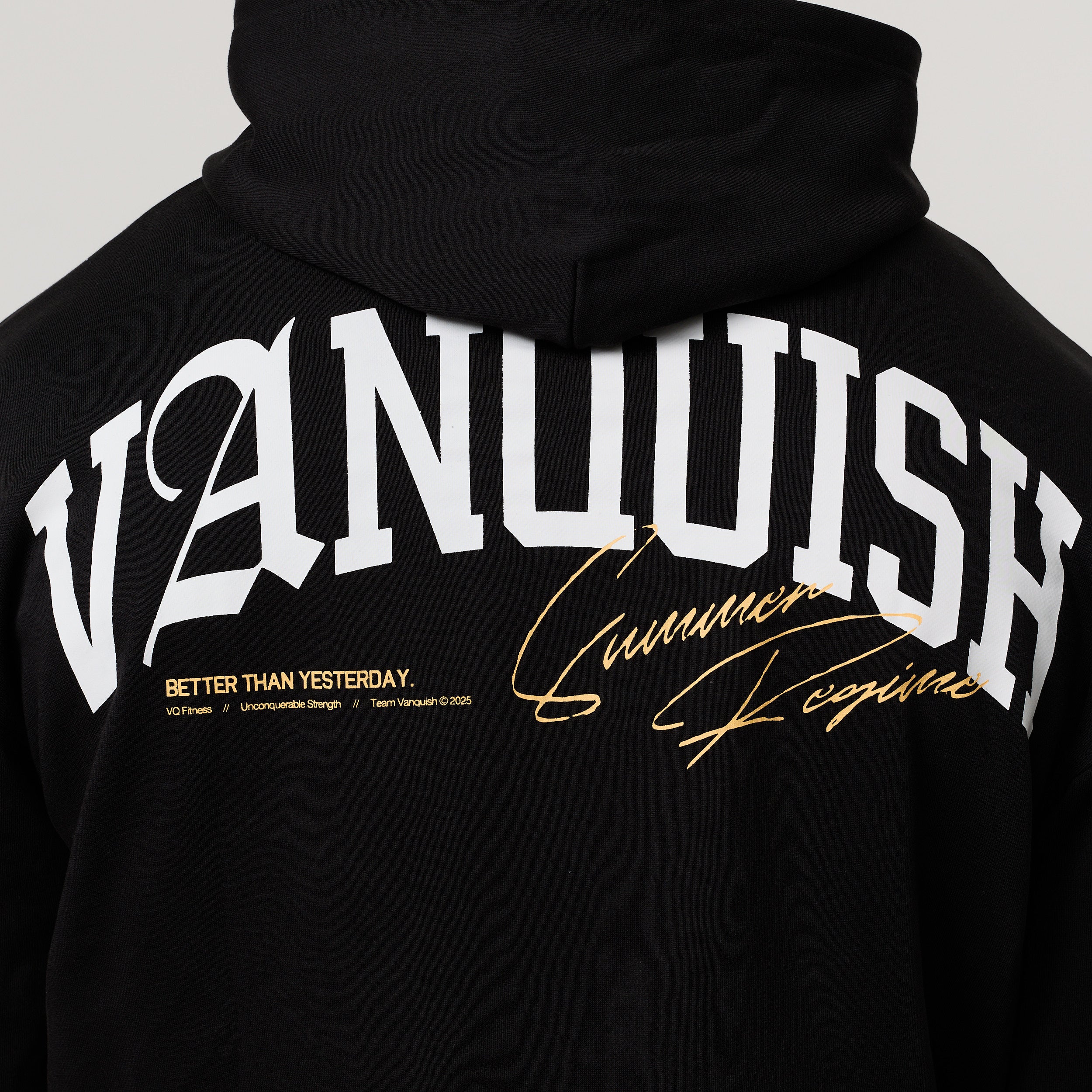 REGIME BLACK OVERSIZED HOODIE