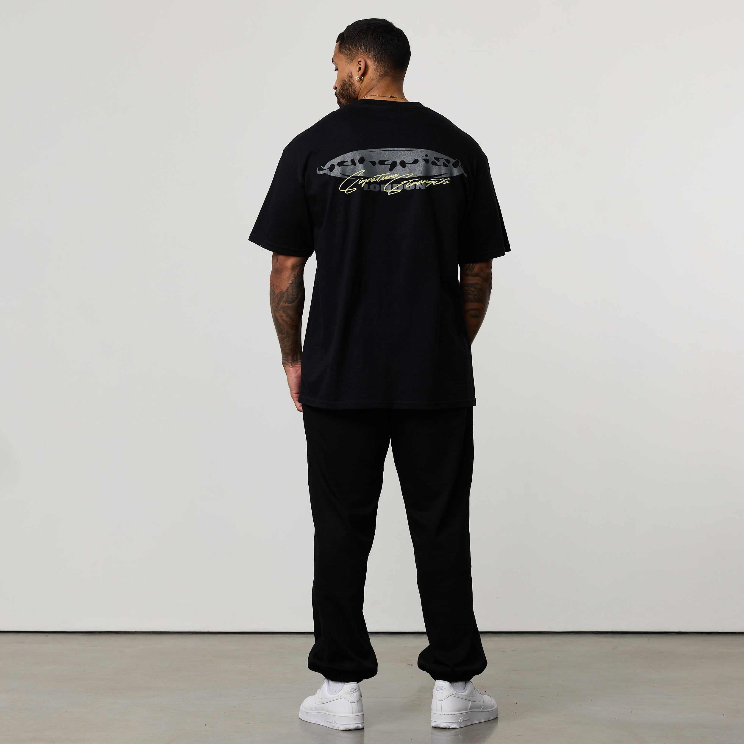 REVOLVE VORTEX BLACK BOXY OVERSIZED T SHIRT