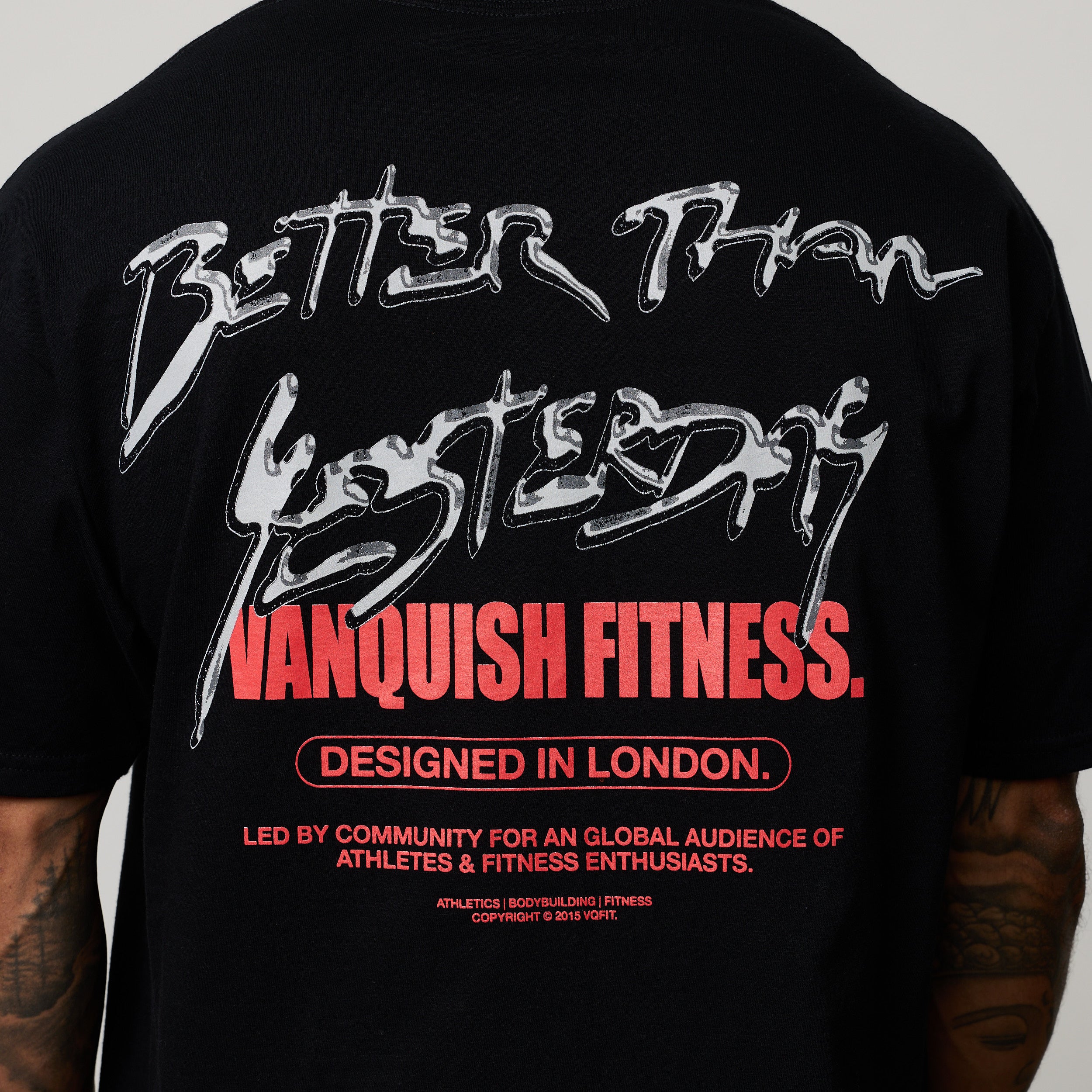 REVOLVE LIQUID METAL BLACK BOXY OVERSIZED T SHIRT