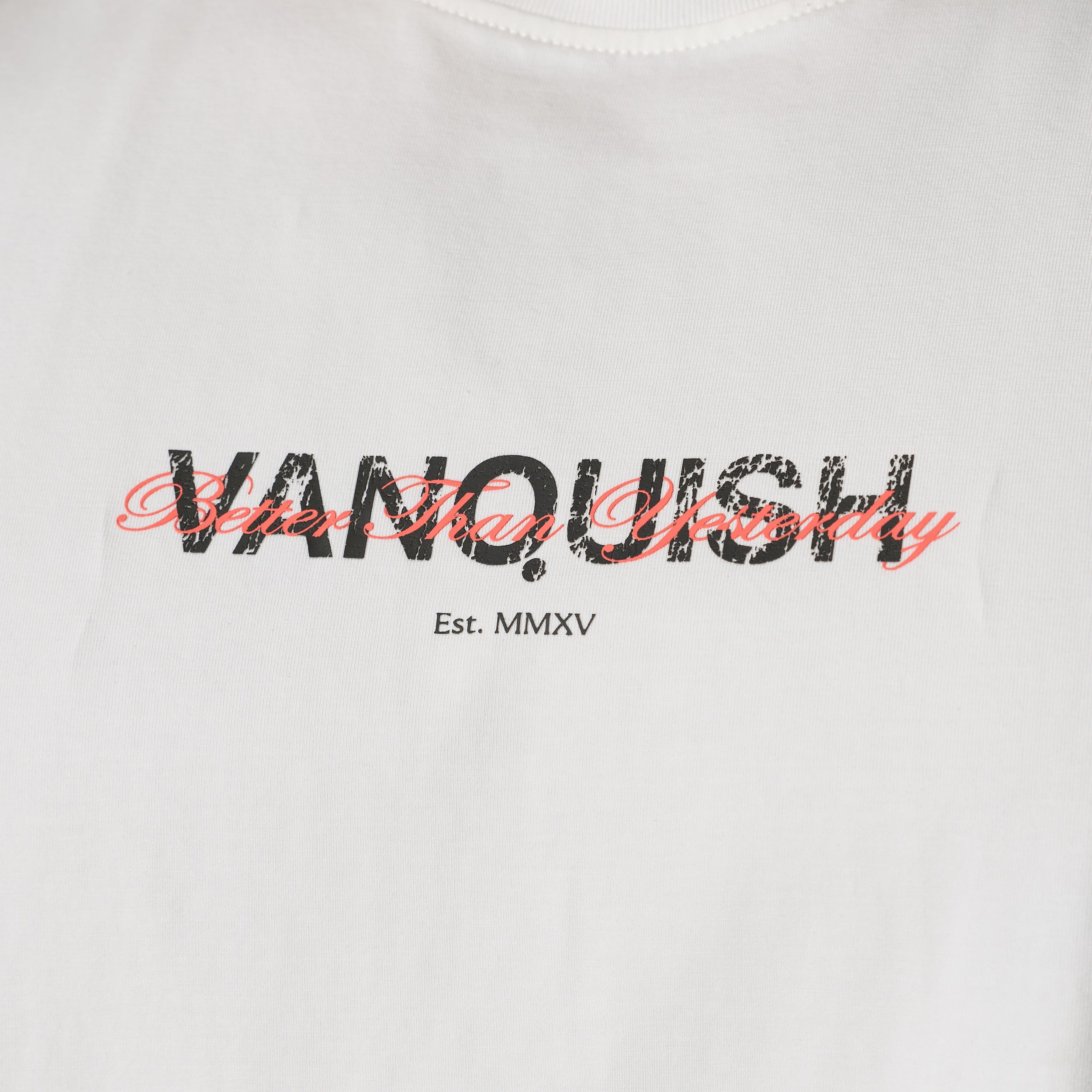 VQ x Shintaro Hibiscus White Boxy Sleeveless T-Shirt