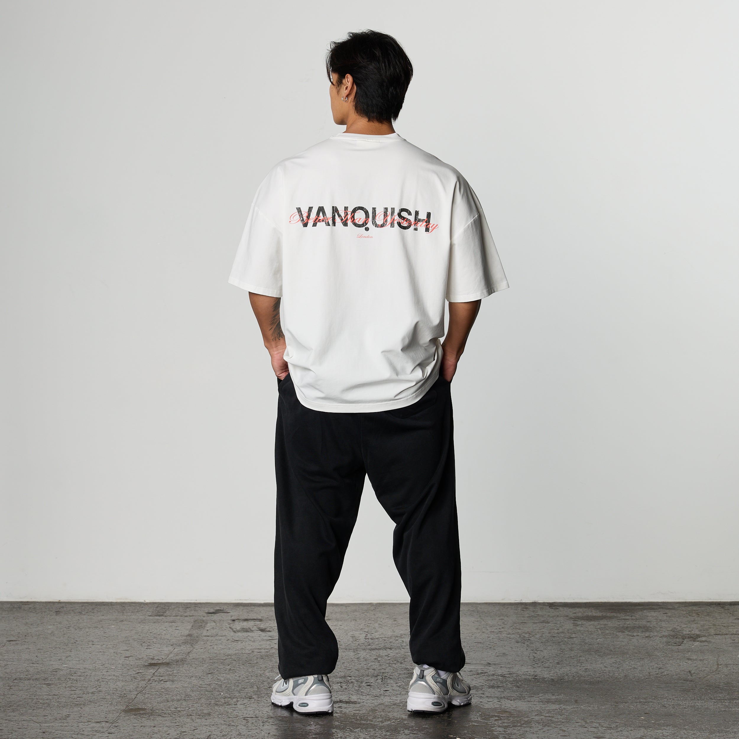 VQ x Shintaro Hibiscus White Boxy Oversized T-Shirt