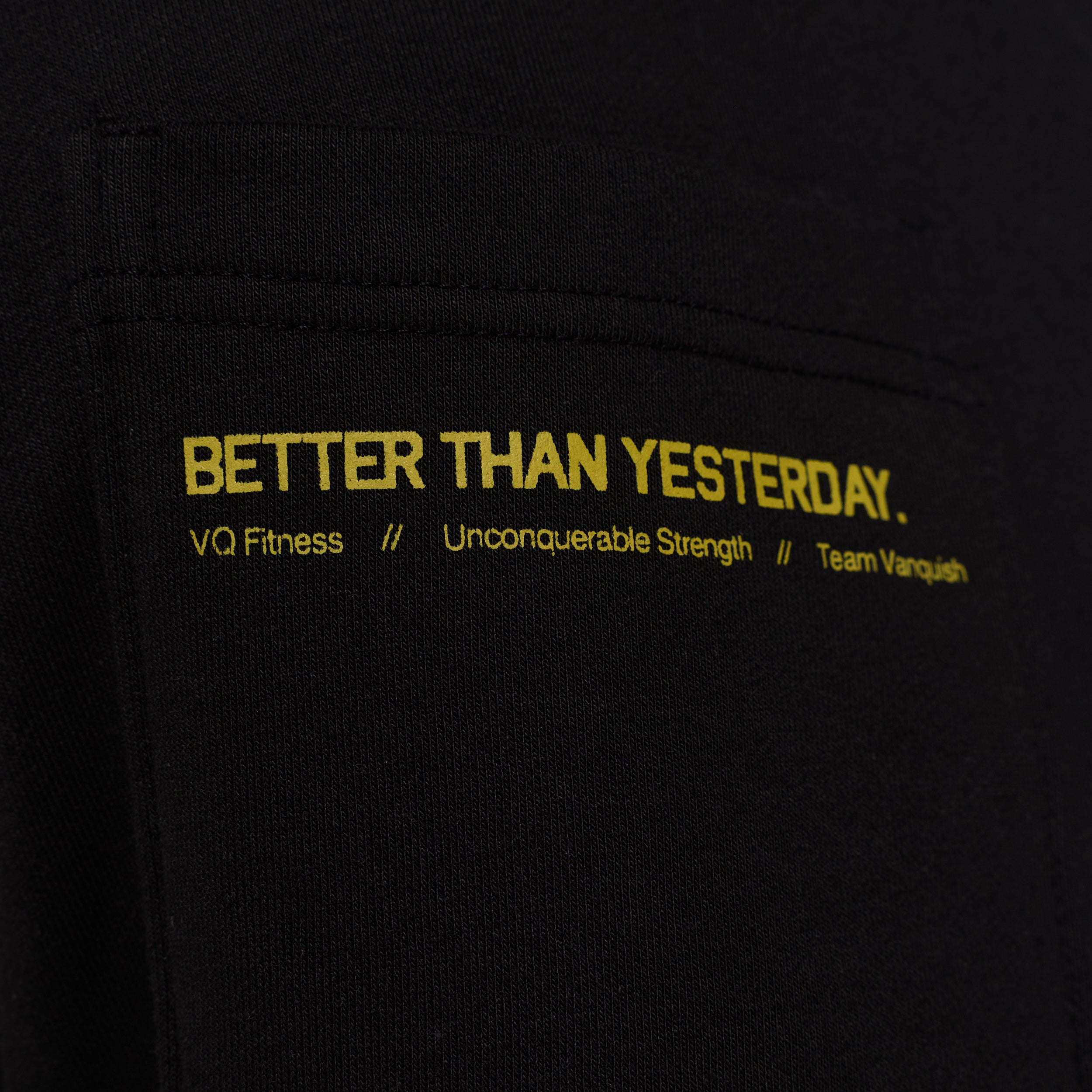 STRENGTH REGIME BLACK STRAIGHT LEG SWEATPANT