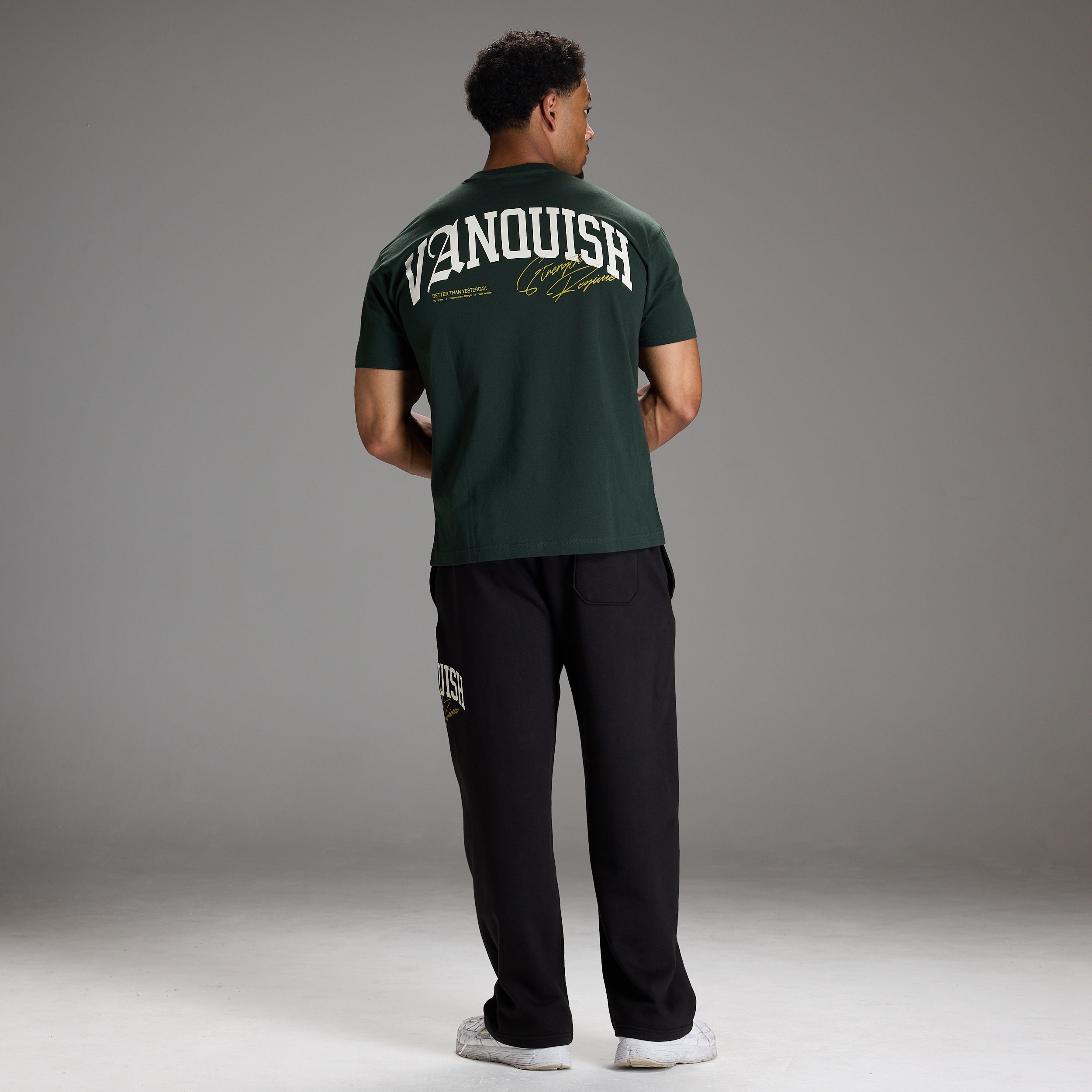 STRENGTH REGIME DARK GREEN OVERSIZED T SHIRT
