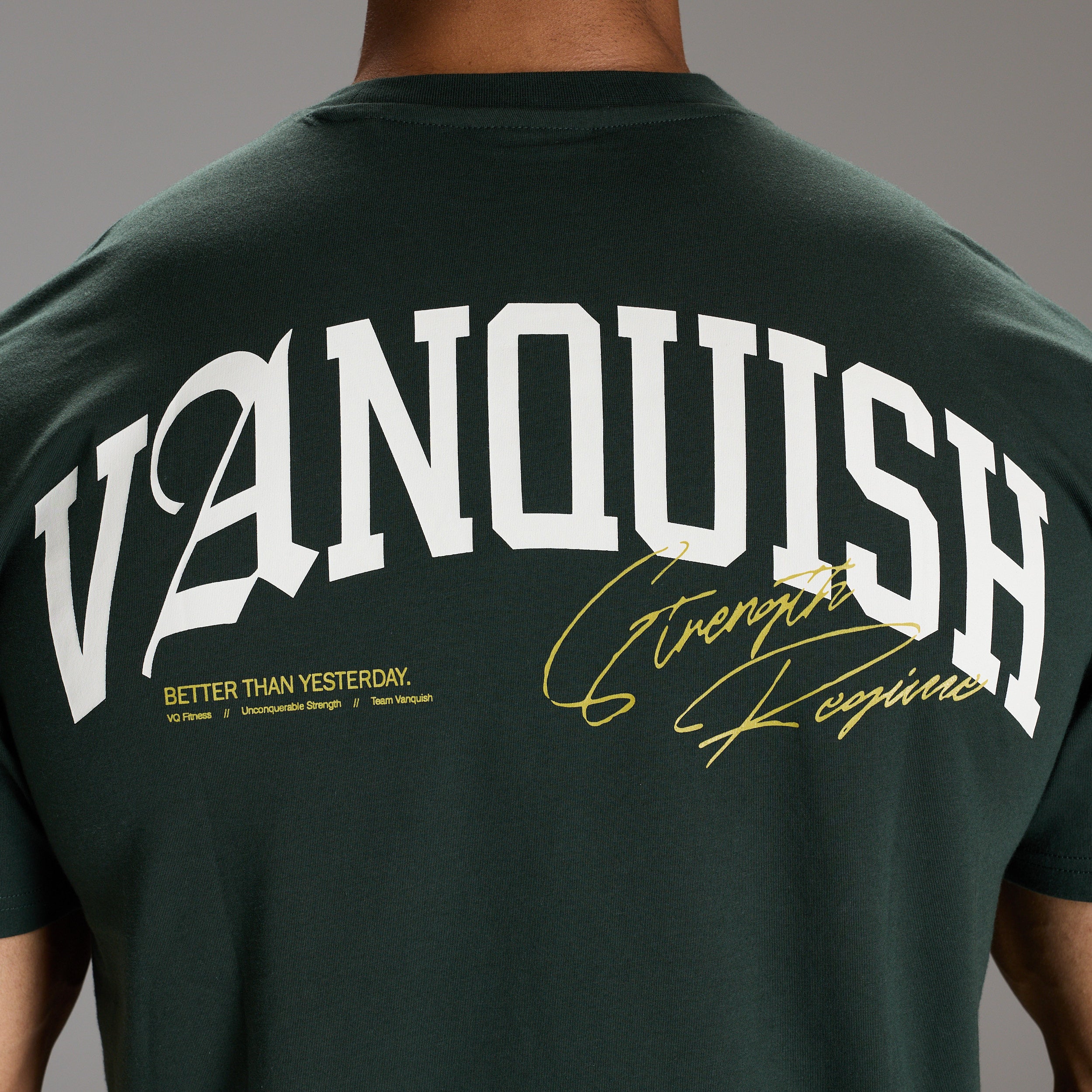 STRENGTH REGIME DARK GREEN OVERSIZED T SHIRT