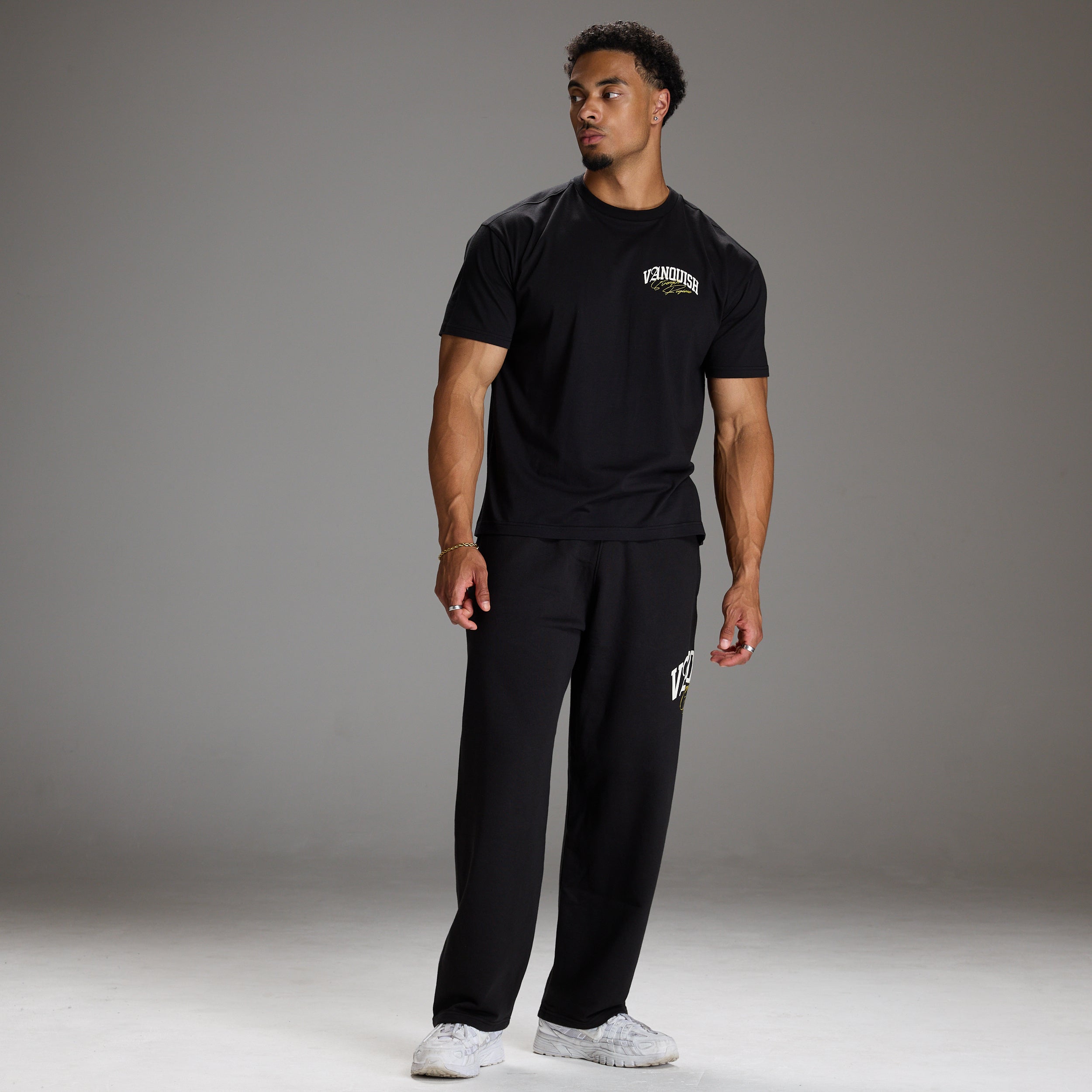 STRENGTH REGIME BLACK OVERSIZED T SHIRT