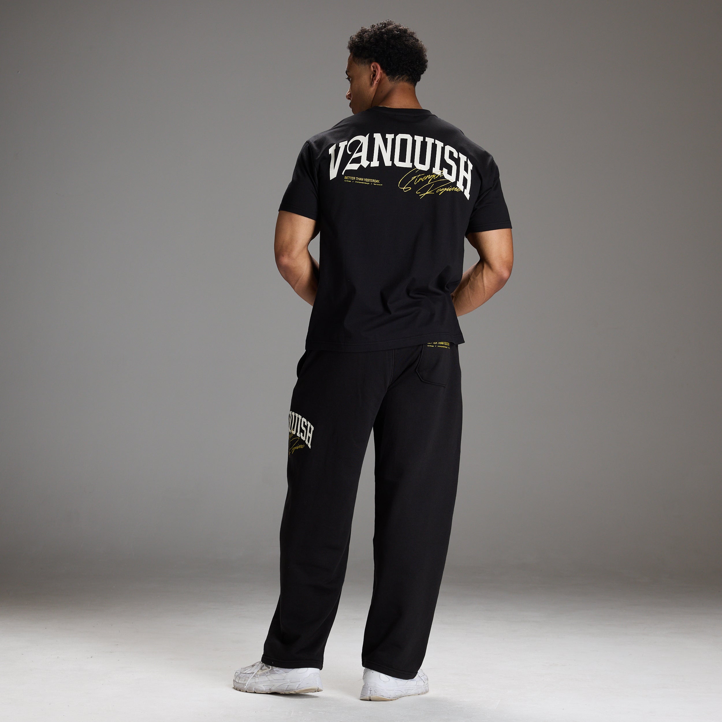 STRENGTH REGIME BLACK OVERSIZED T SHIRT