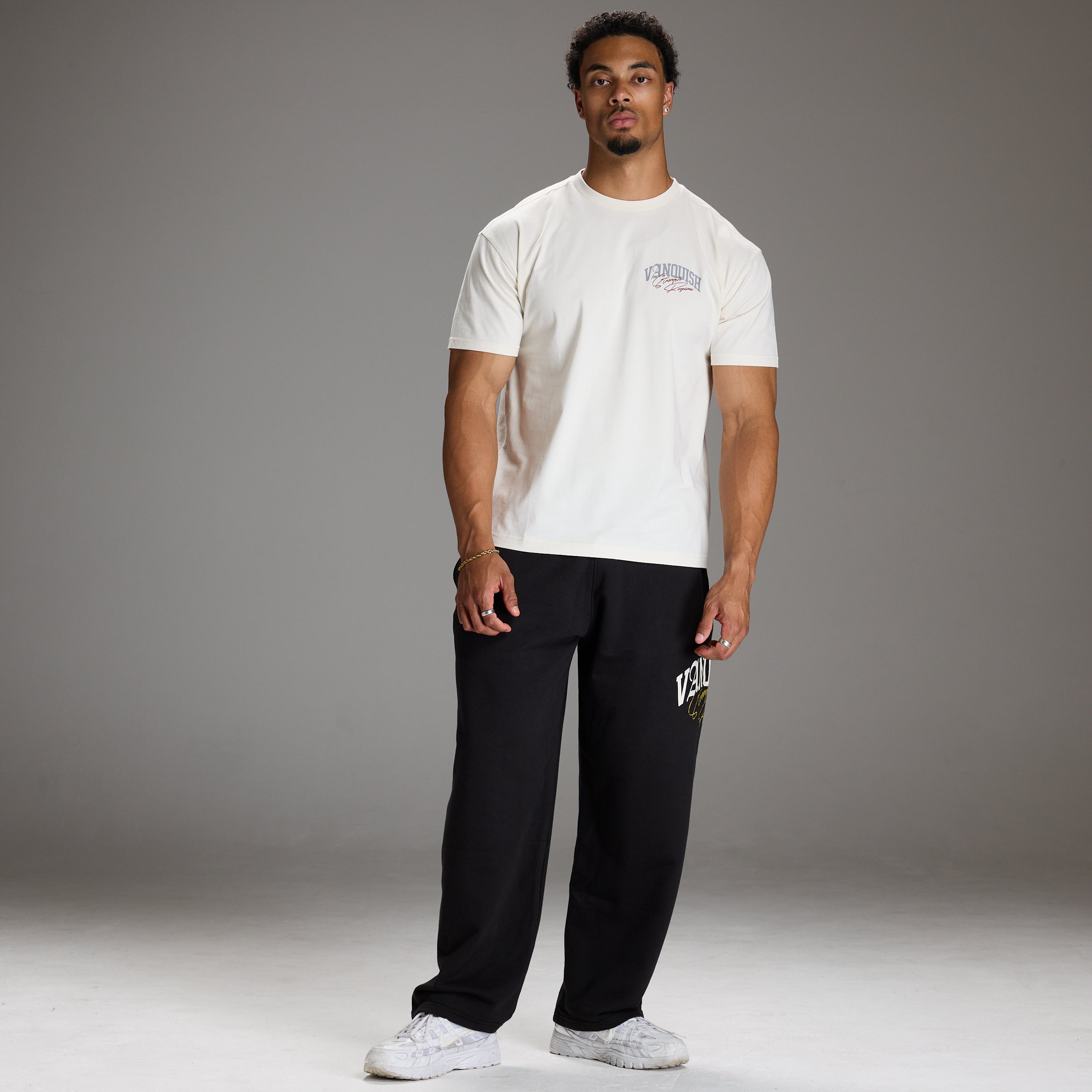 STRENGTH REGIME OFF WHITE OVERSIZED T SHIRT