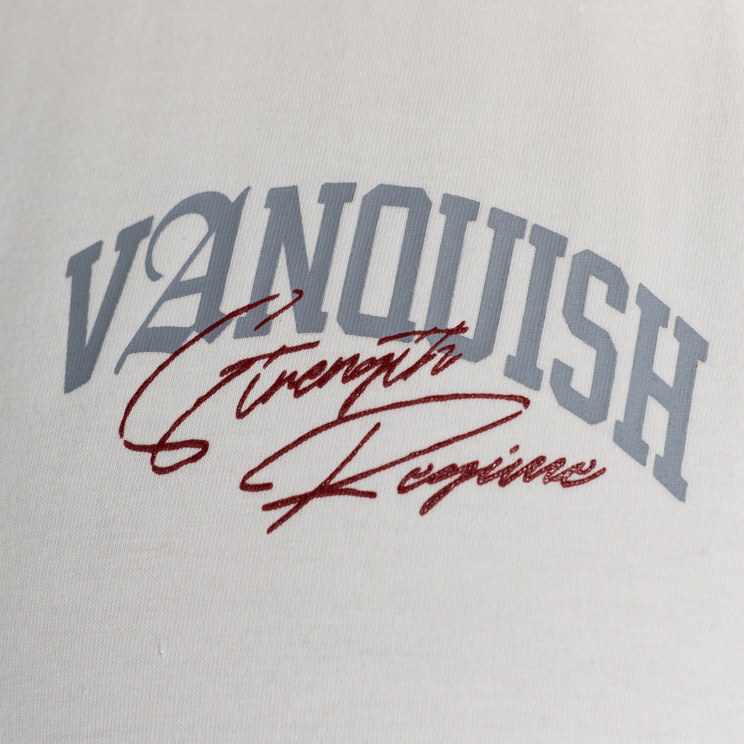 STRENGTH REGIME OFF WHITE OVERSIZED T SHIRT