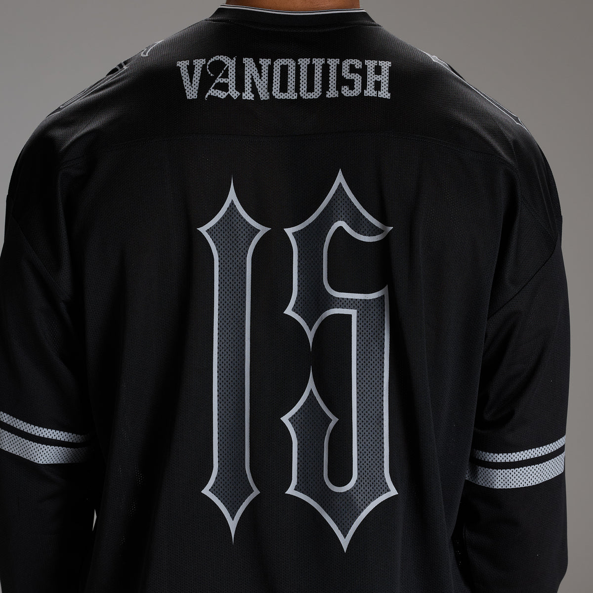 VARSITY BLACK OVERSIZED HOCKEY T SHIRT