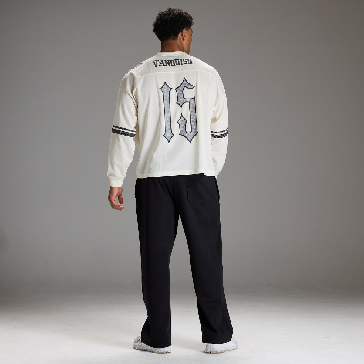 VARSITY OFF WHITE OVERSIZED HOCKEY T SHIRT