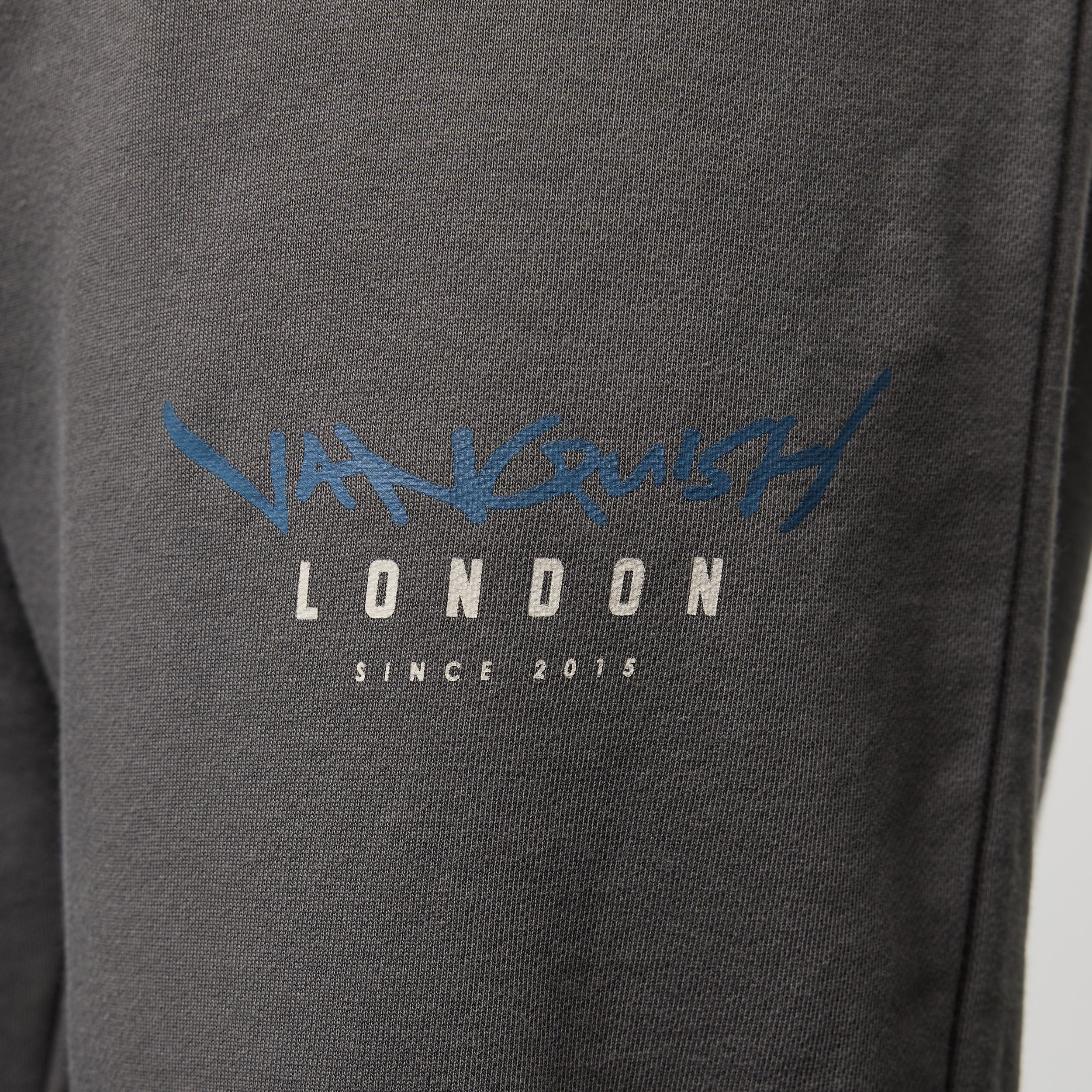 GRAFFITI GREY OVERSIZED SWEATPANTS