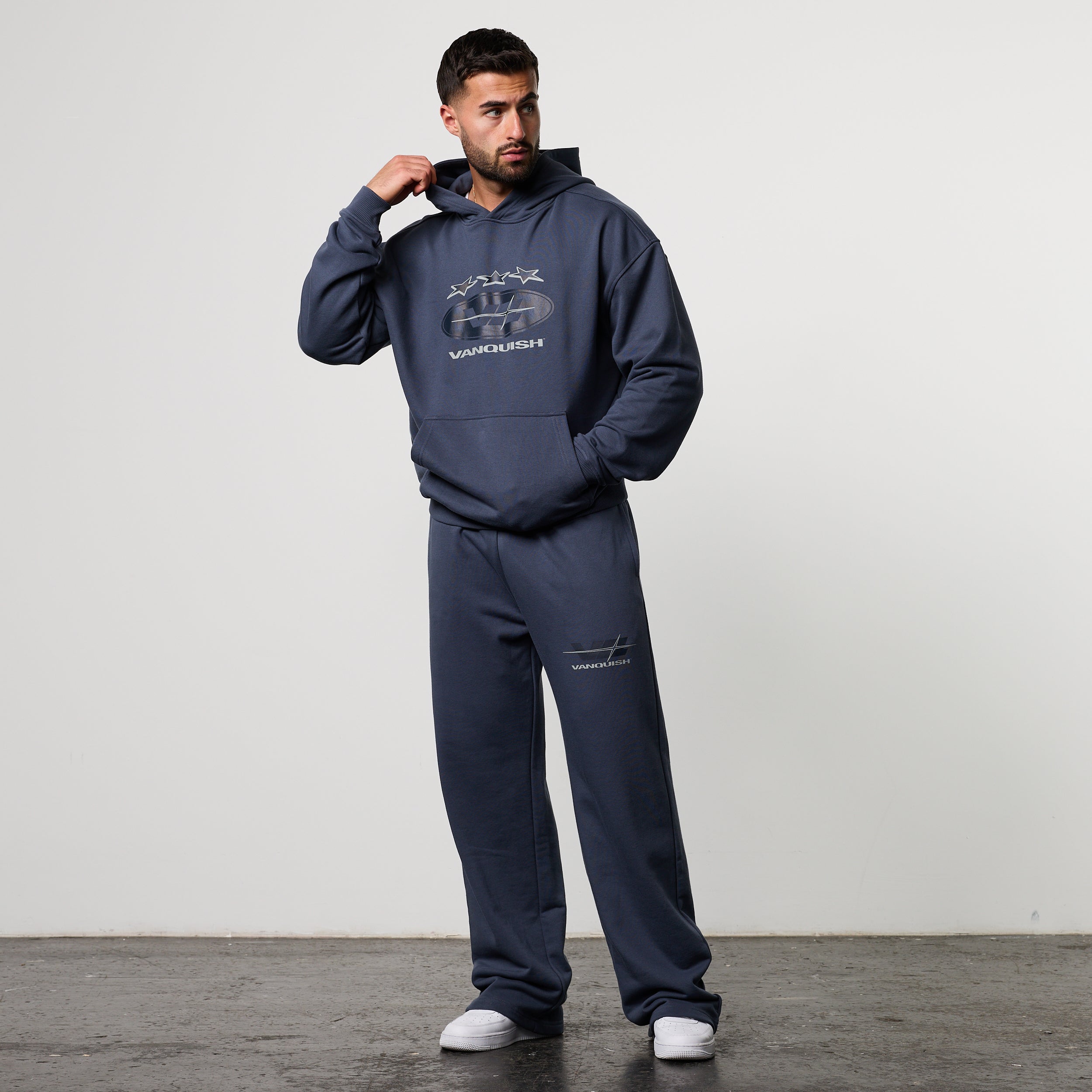 POWERLINE DUSK BLUE STRAIGHT LEG SWEAT PANTS