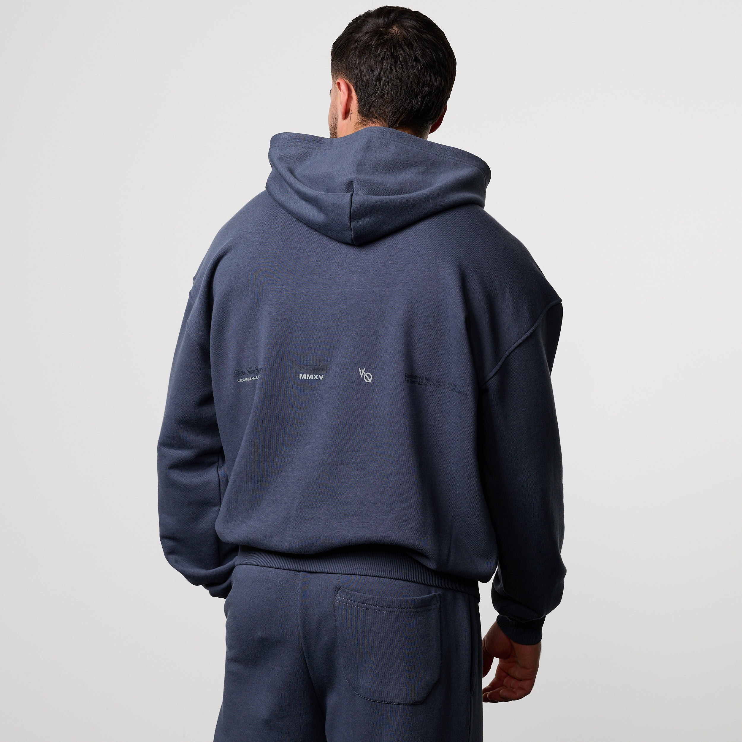 POWERLINE DUSK BLUE OVERSIZED HOODIE