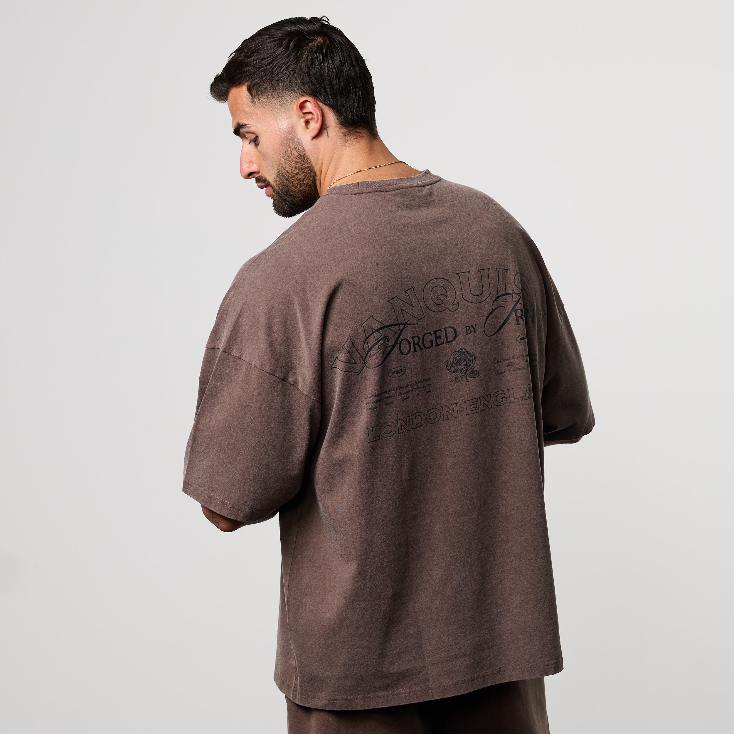 BLACK FORGE WASHED BOXY OVERSIZED T SHIRT