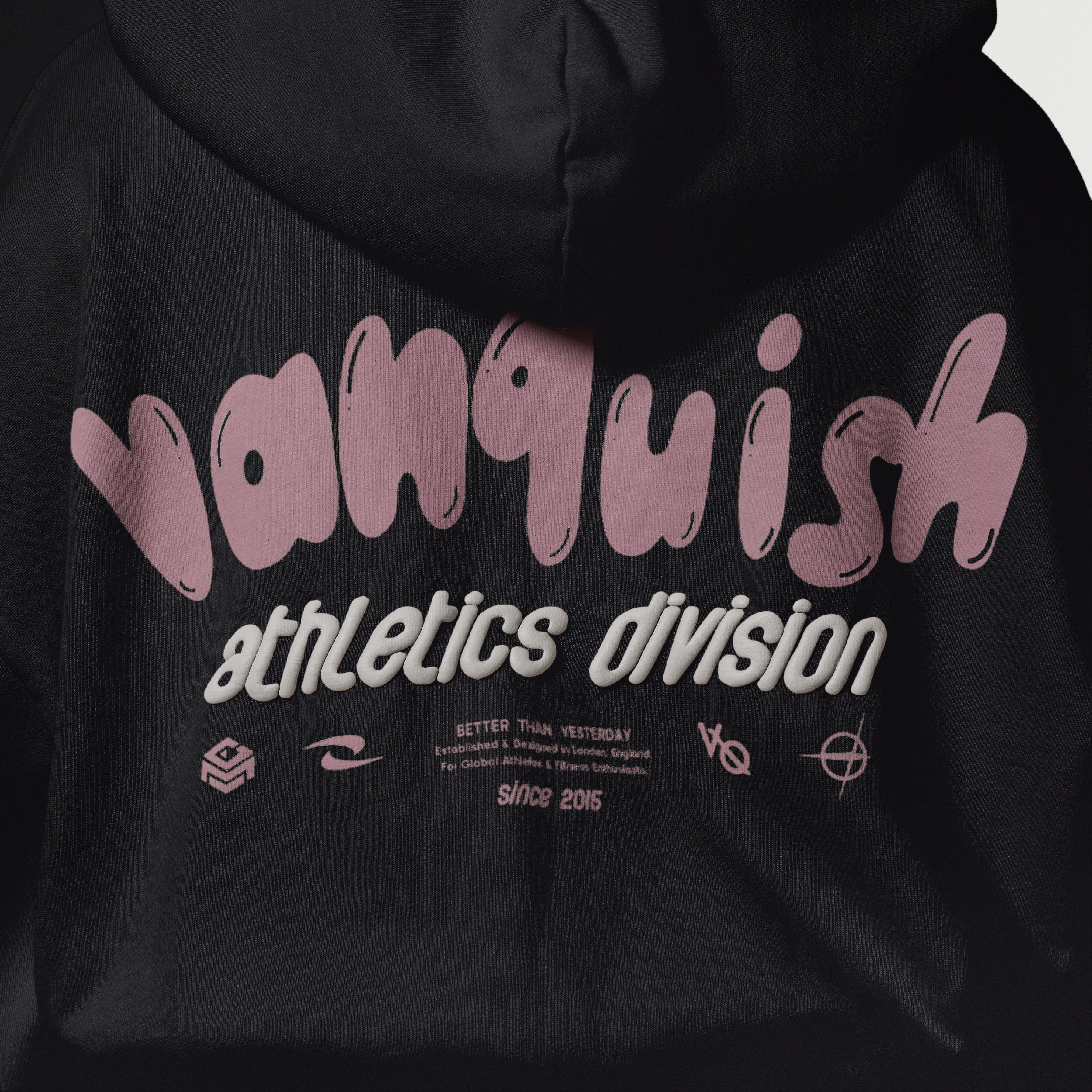 BUBBLE BLACK HOODIE