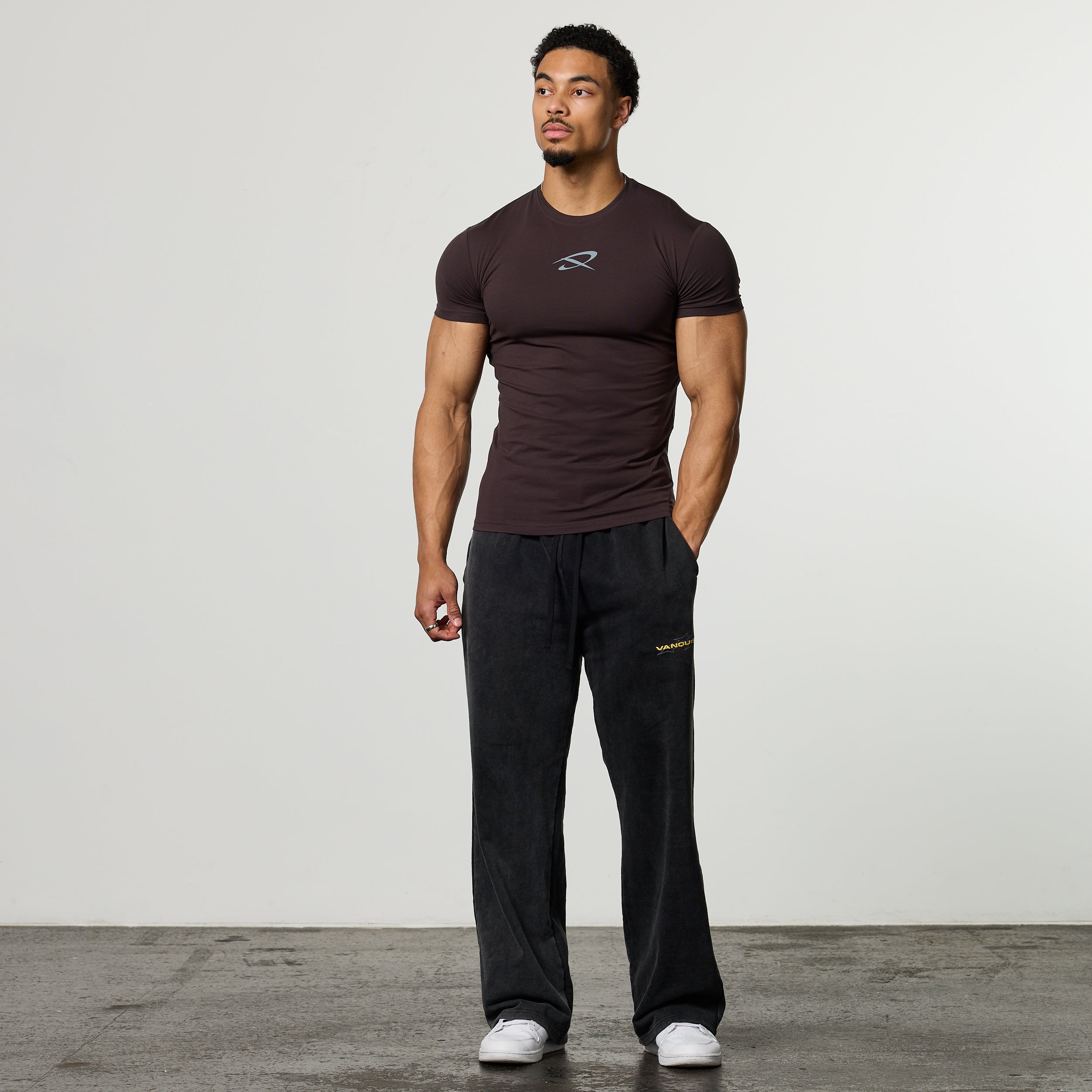 QUICKSTRIKE BLACK SLIM FIT T SHIRT