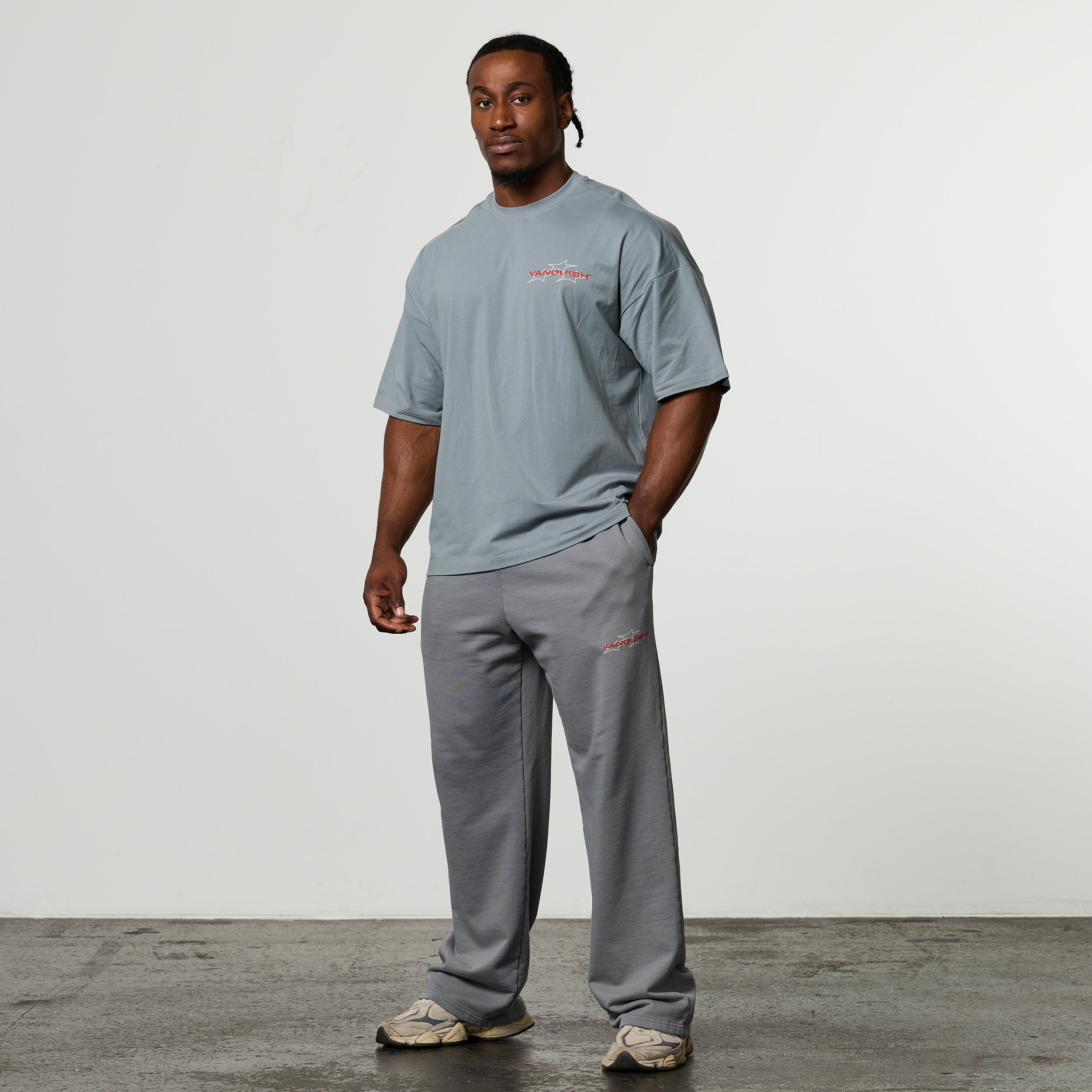 QUICKSTRIKE SLATE BOXY OVERSIZED T SHIRT