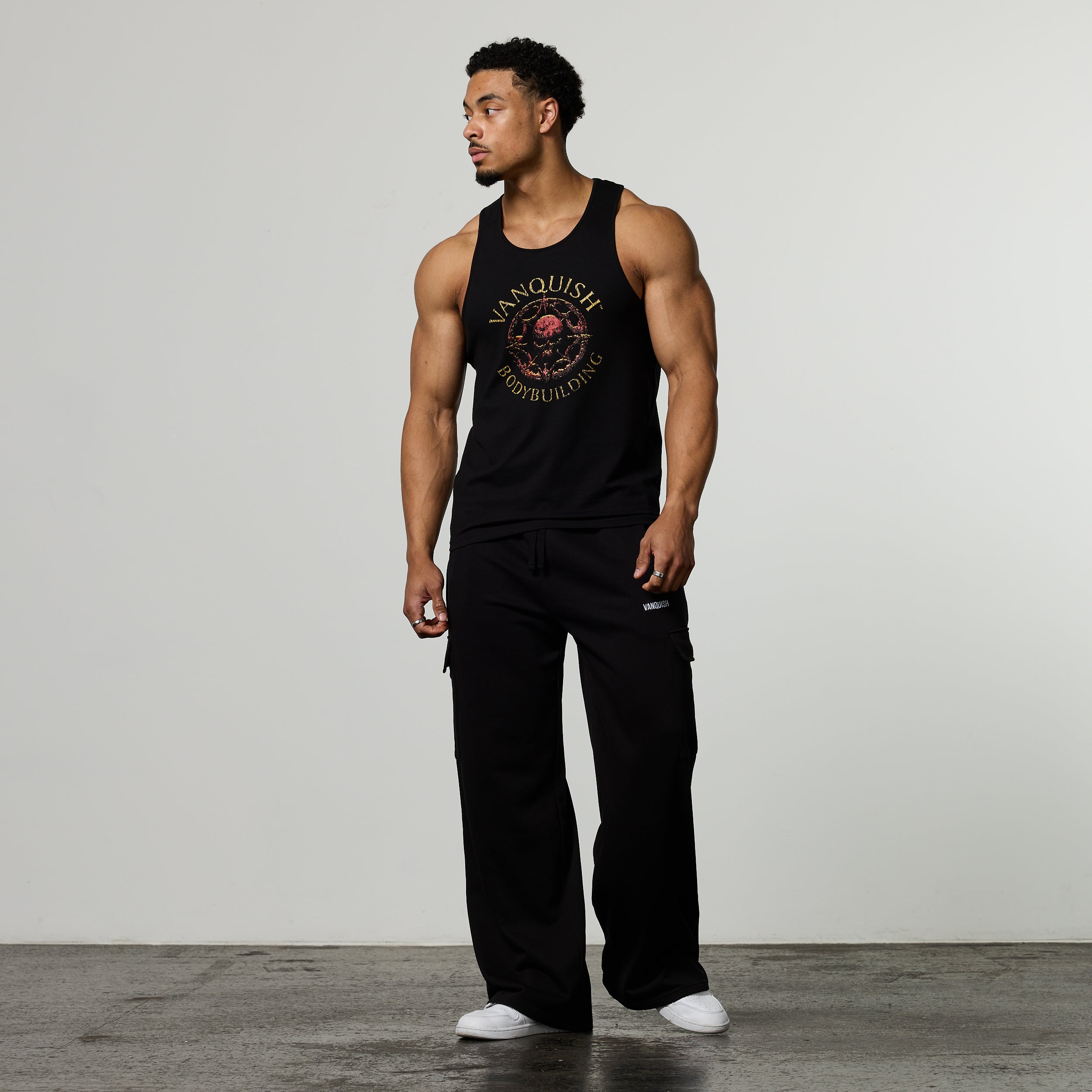 VQ X BADASS BLACK TANK TOP
