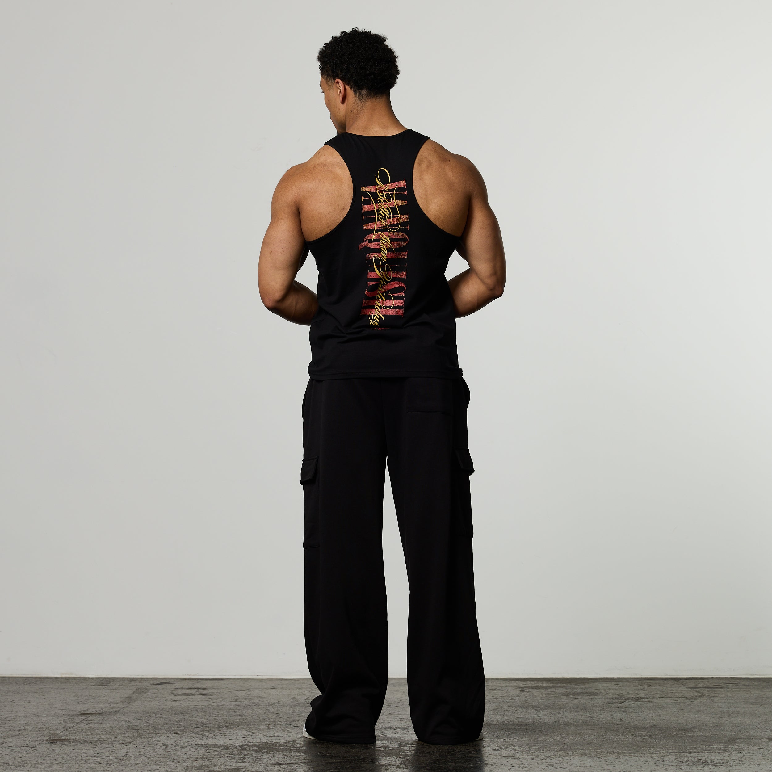 VQ X BADASS BLACK TANK TOP