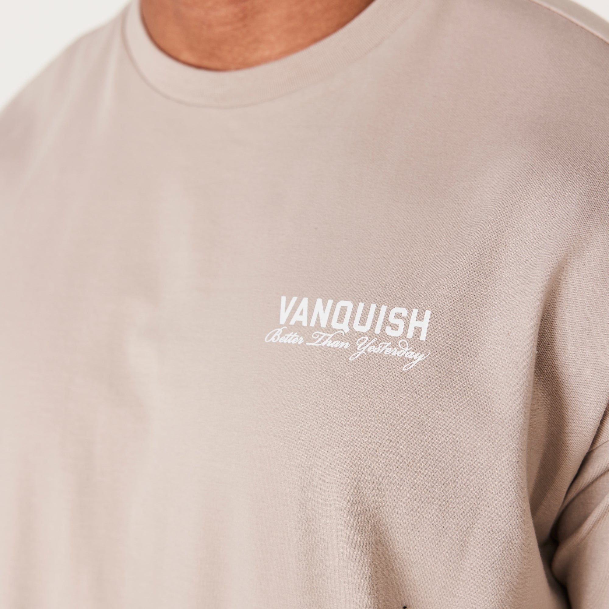 Vanquish TSP Taupe Luxury Sportswear Oversized T Shirt