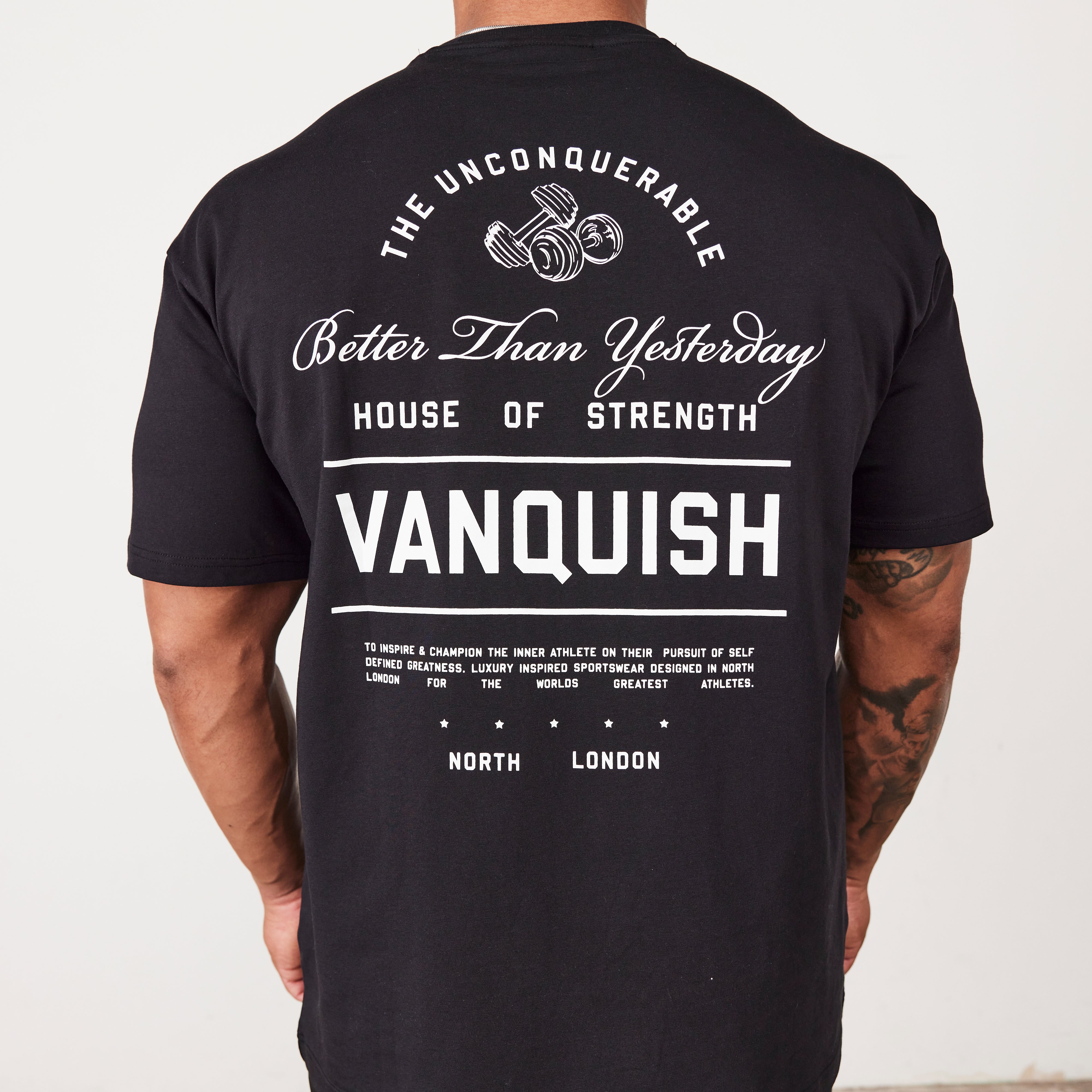 Vanquish TSP Black Luxury Sportswear Oversized T Shirt