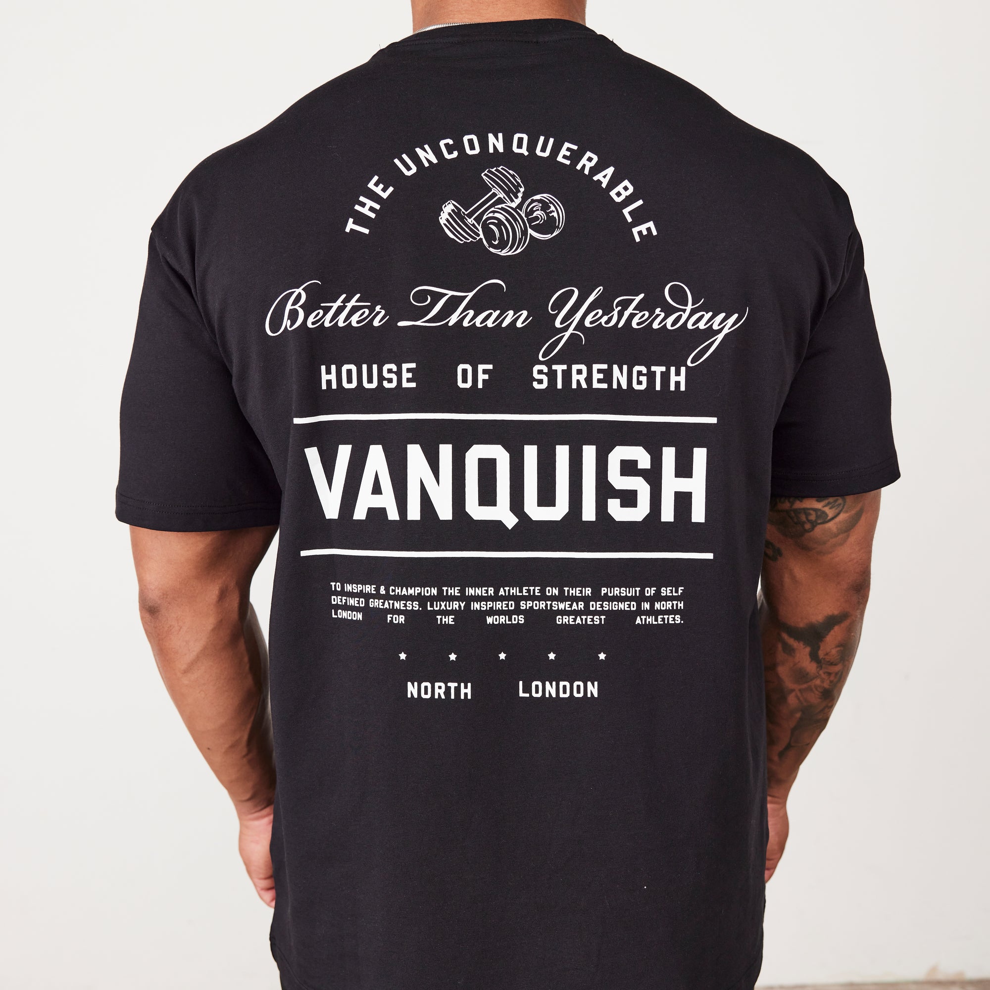 Vanquish TSP Black Luxury Sportswear Oversized T Shirt