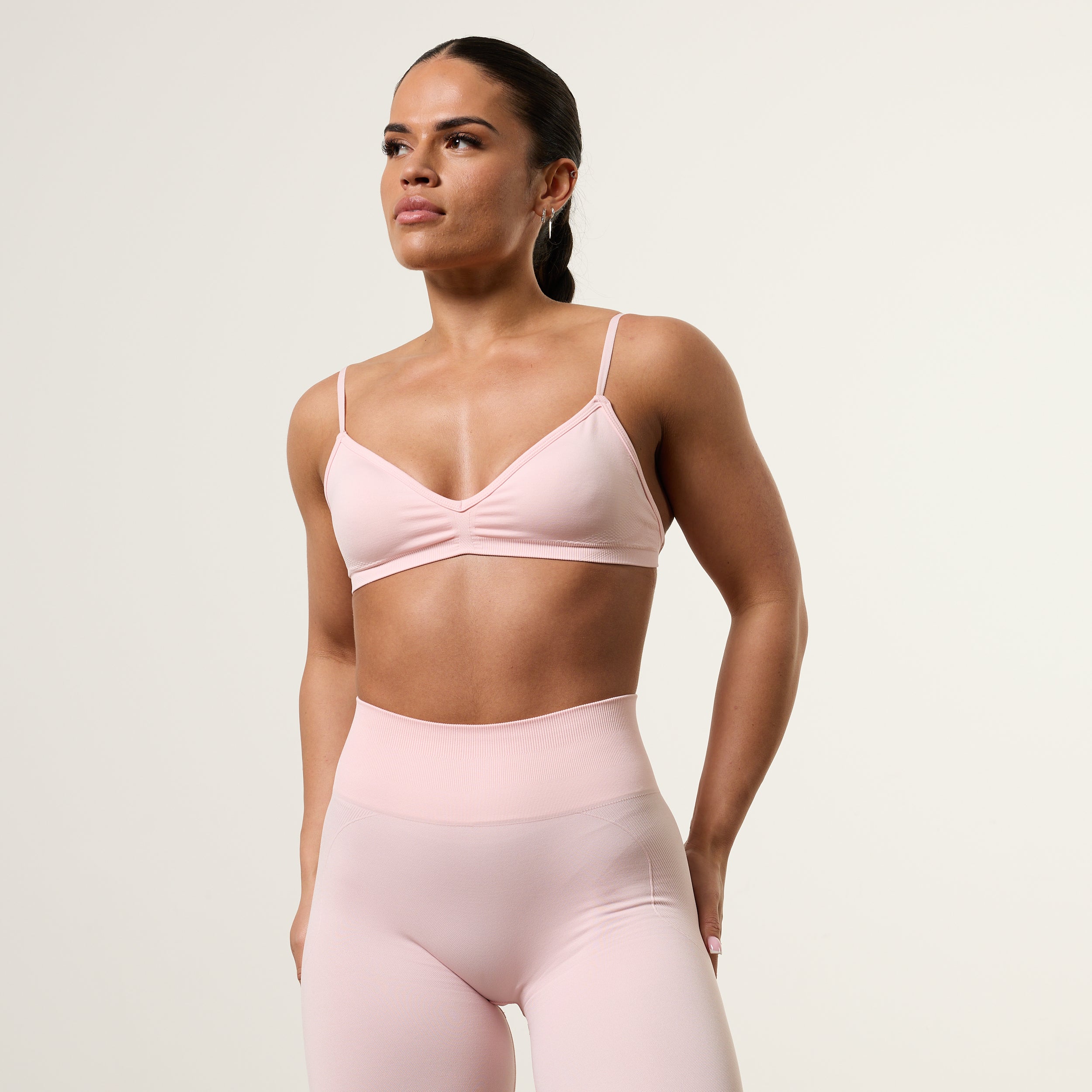 Vanquish Elevate Seamless Ballet Pink Minimal Bra
