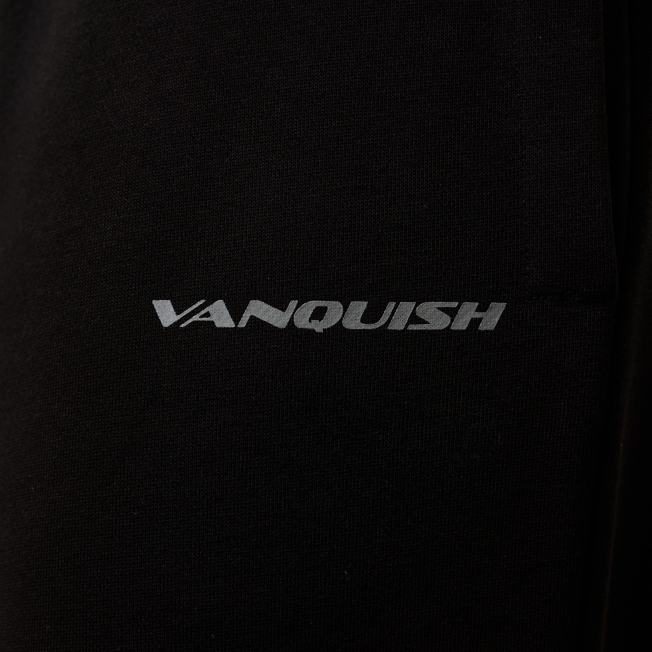 Vanquish Essential Black Relaxed Waist-Band Sweatpants