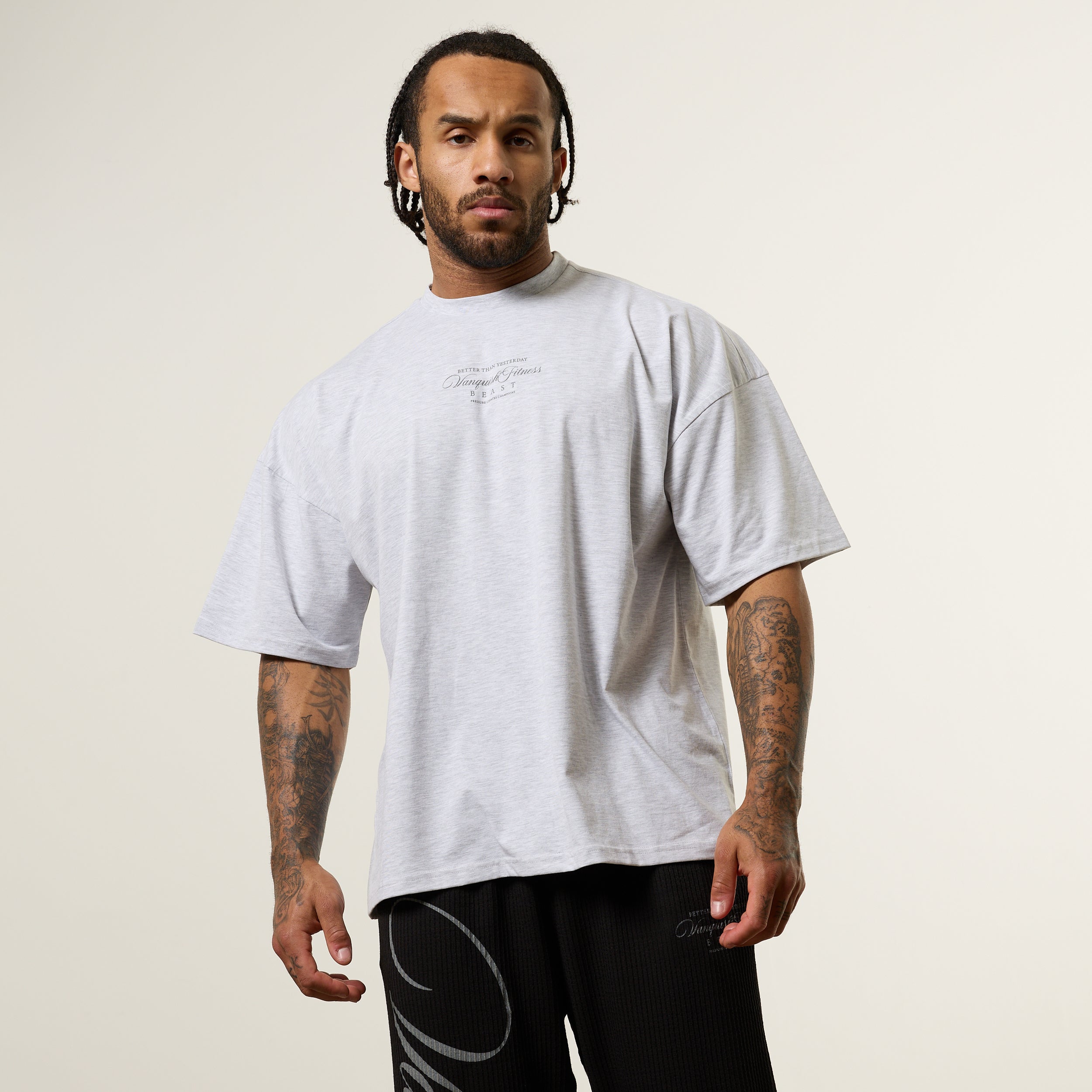 Vanquish x JBeast Chalk Oversized Boxy T Shirt