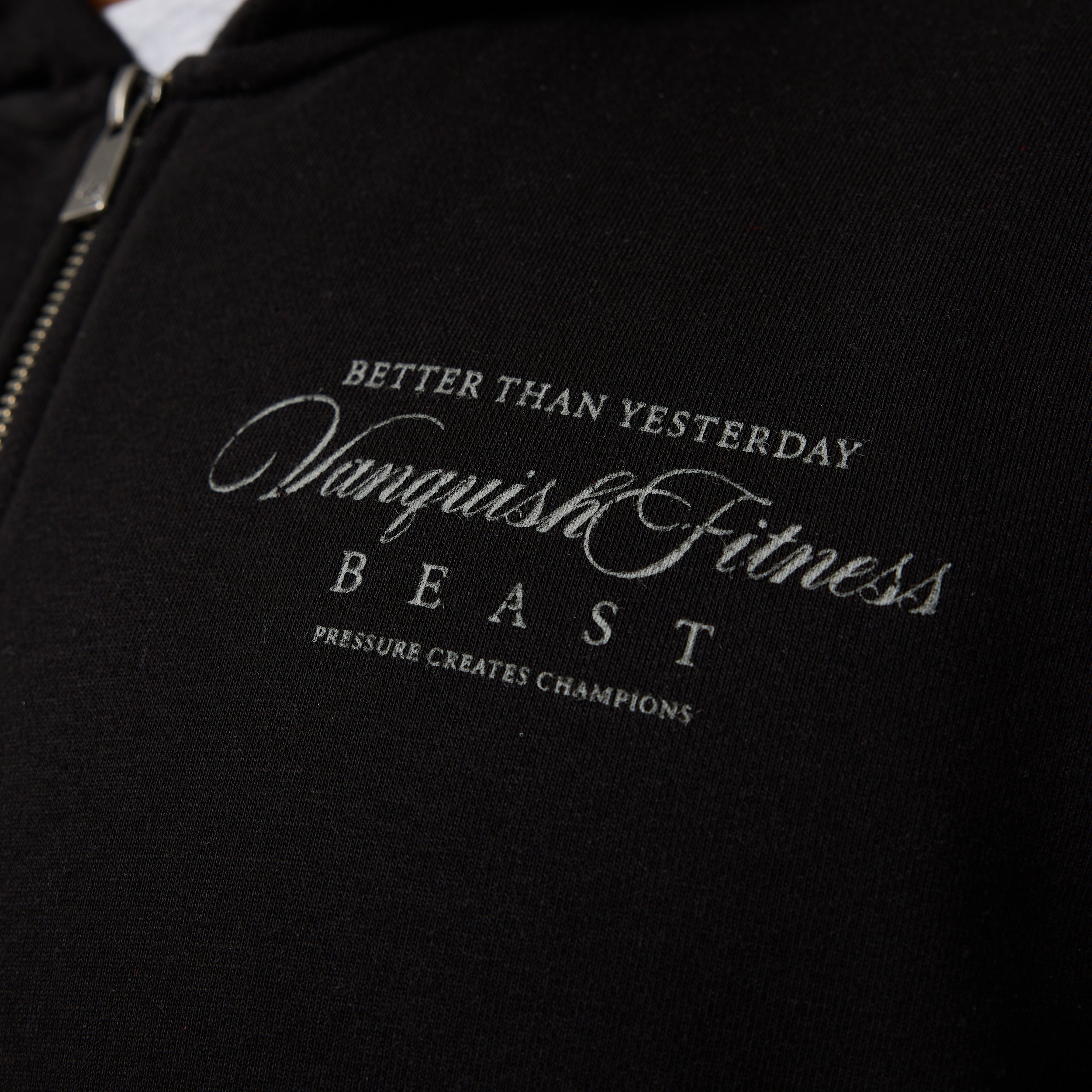Vanquish x JBeast Black Oversized Full Zip Hoodie