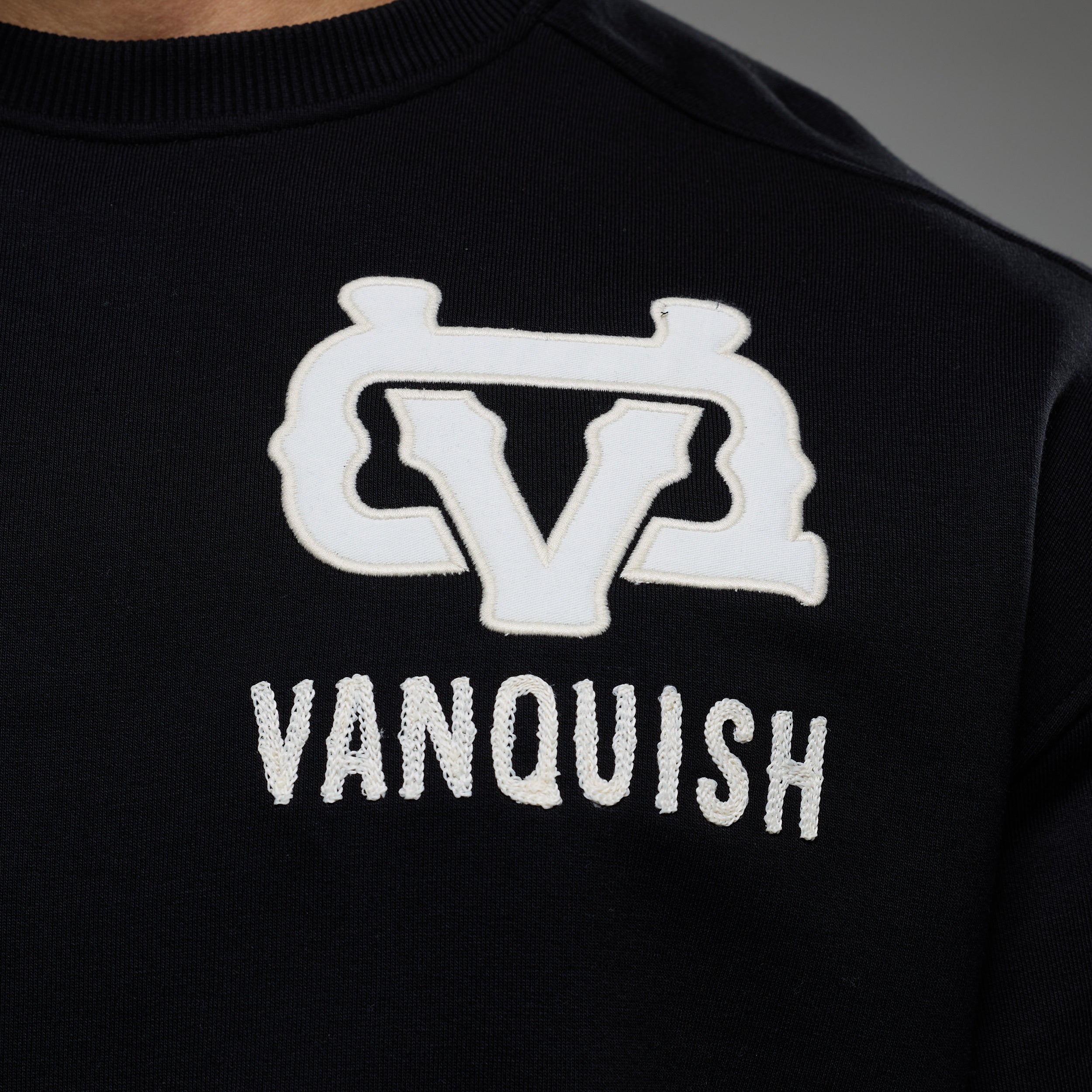 MONOGRAM BLACK SWEATSHIRT