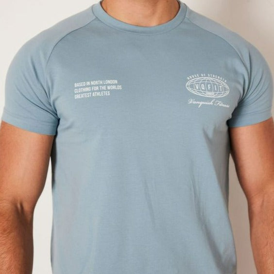 Vanquish TSP Atlas Blue Worldwide Fitted T Shirt