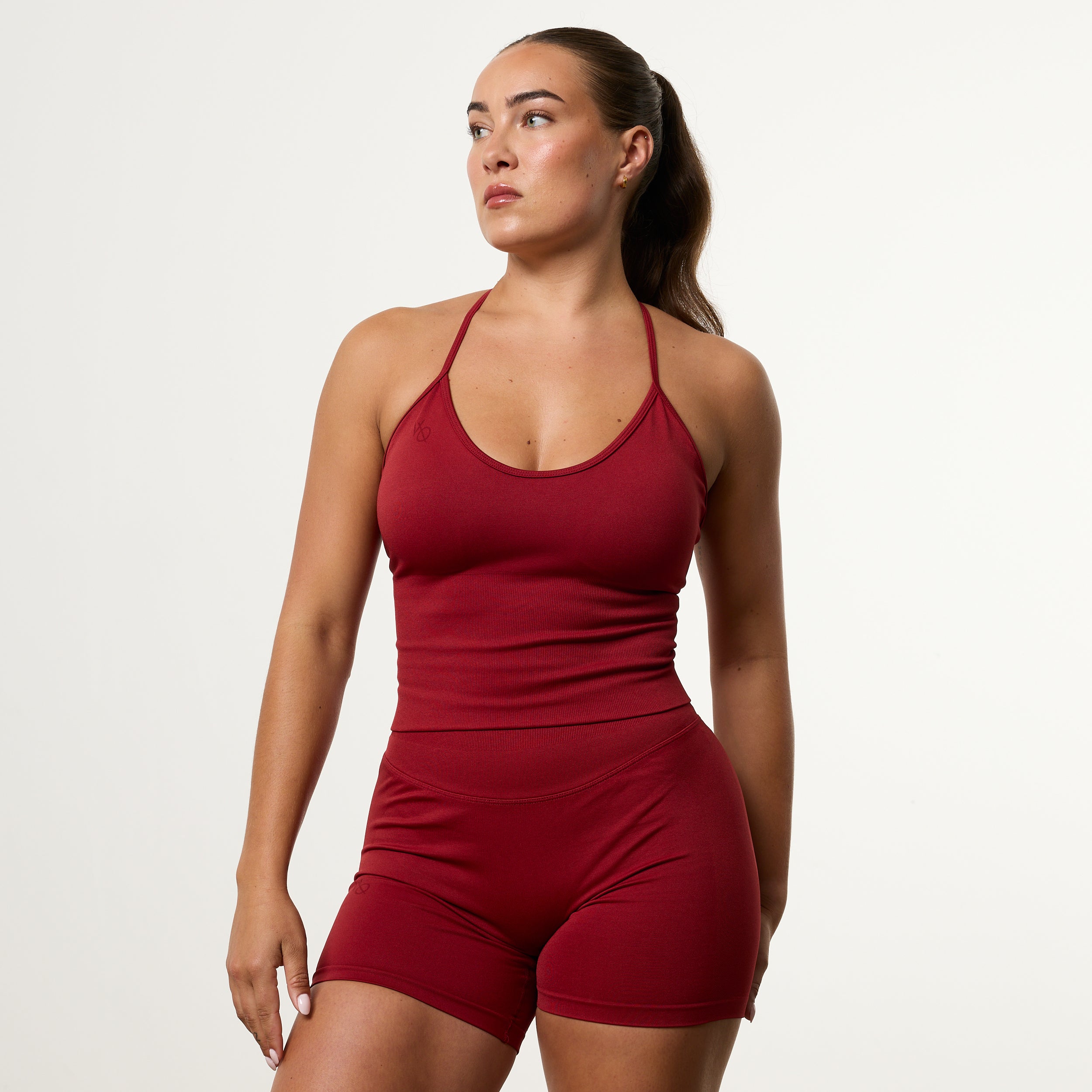 Vanquish Elevate V2 Scarlet Red Seamless T Strap Top
