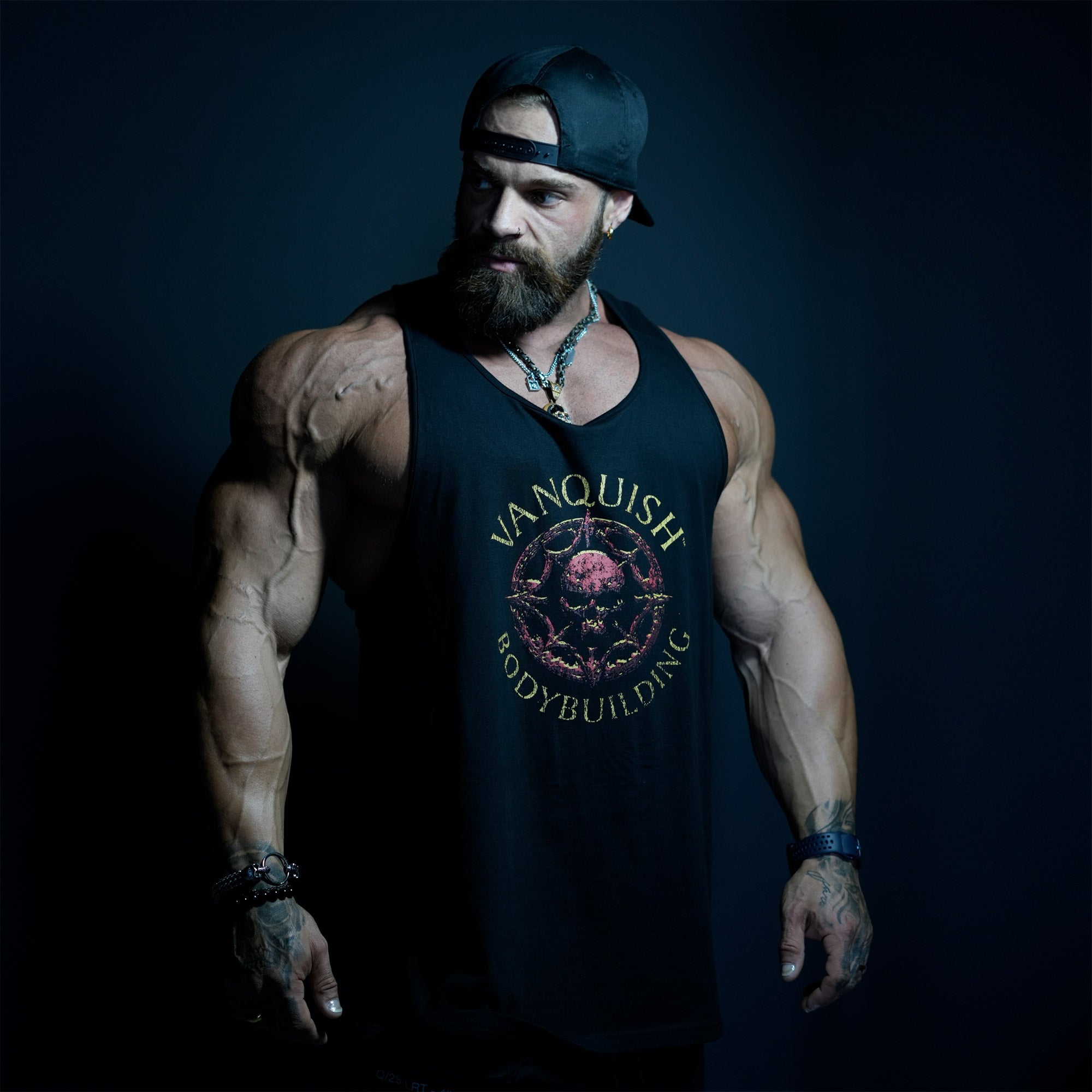 VQ X BADASS BLACK TANK TOP
