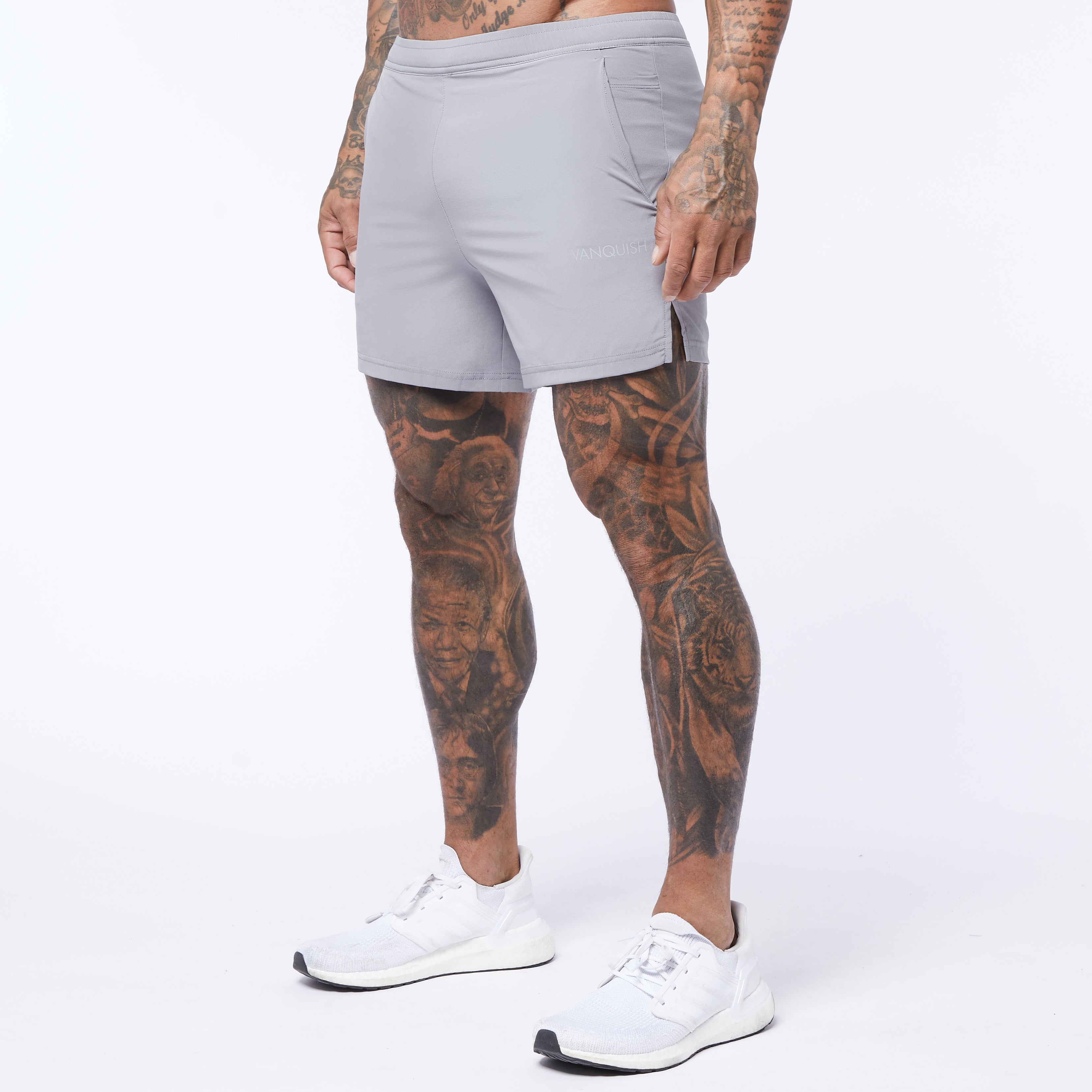 Vanquish Core Performance Grey Shorts