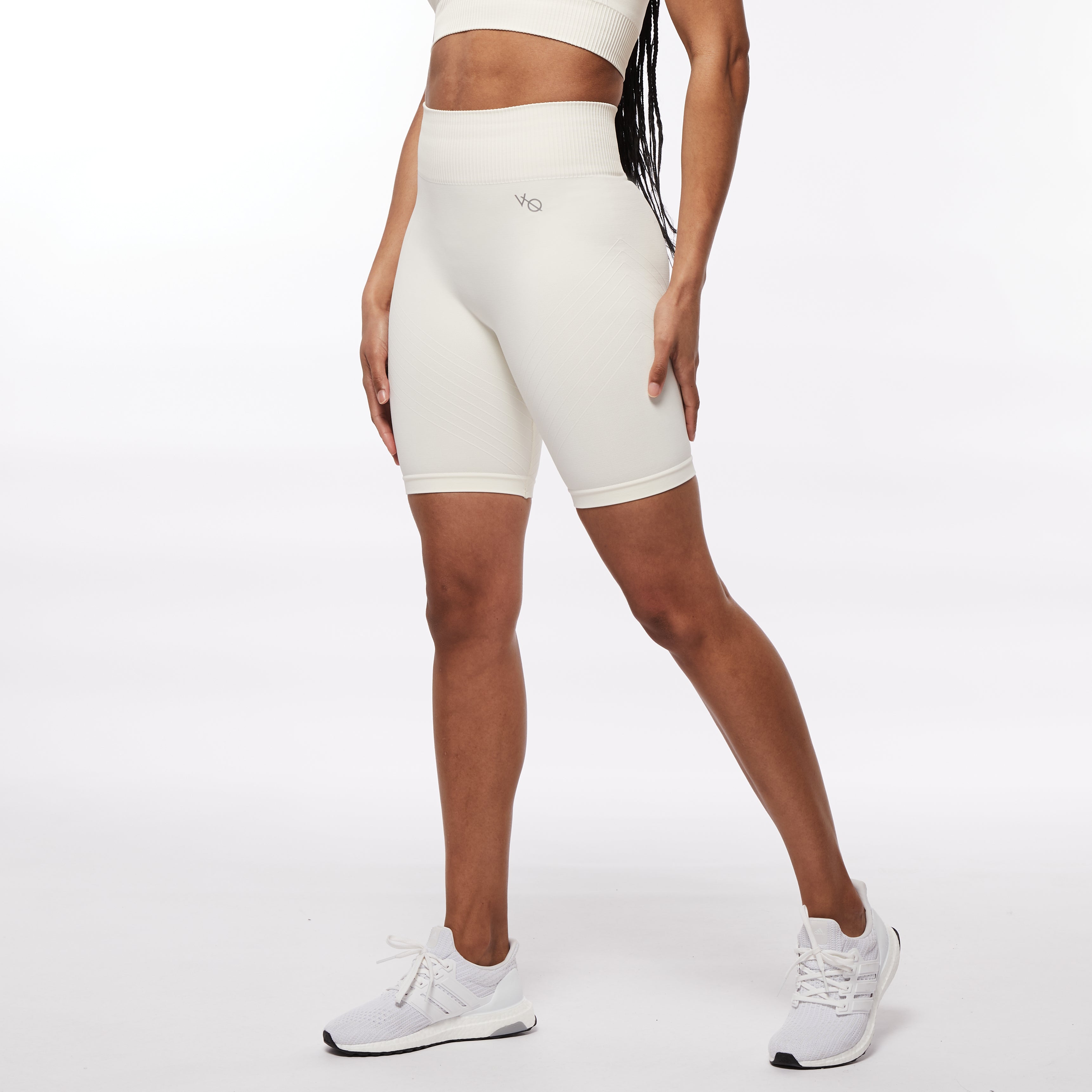 Vanquish Neutral Off White Seamless Cycling Shorts