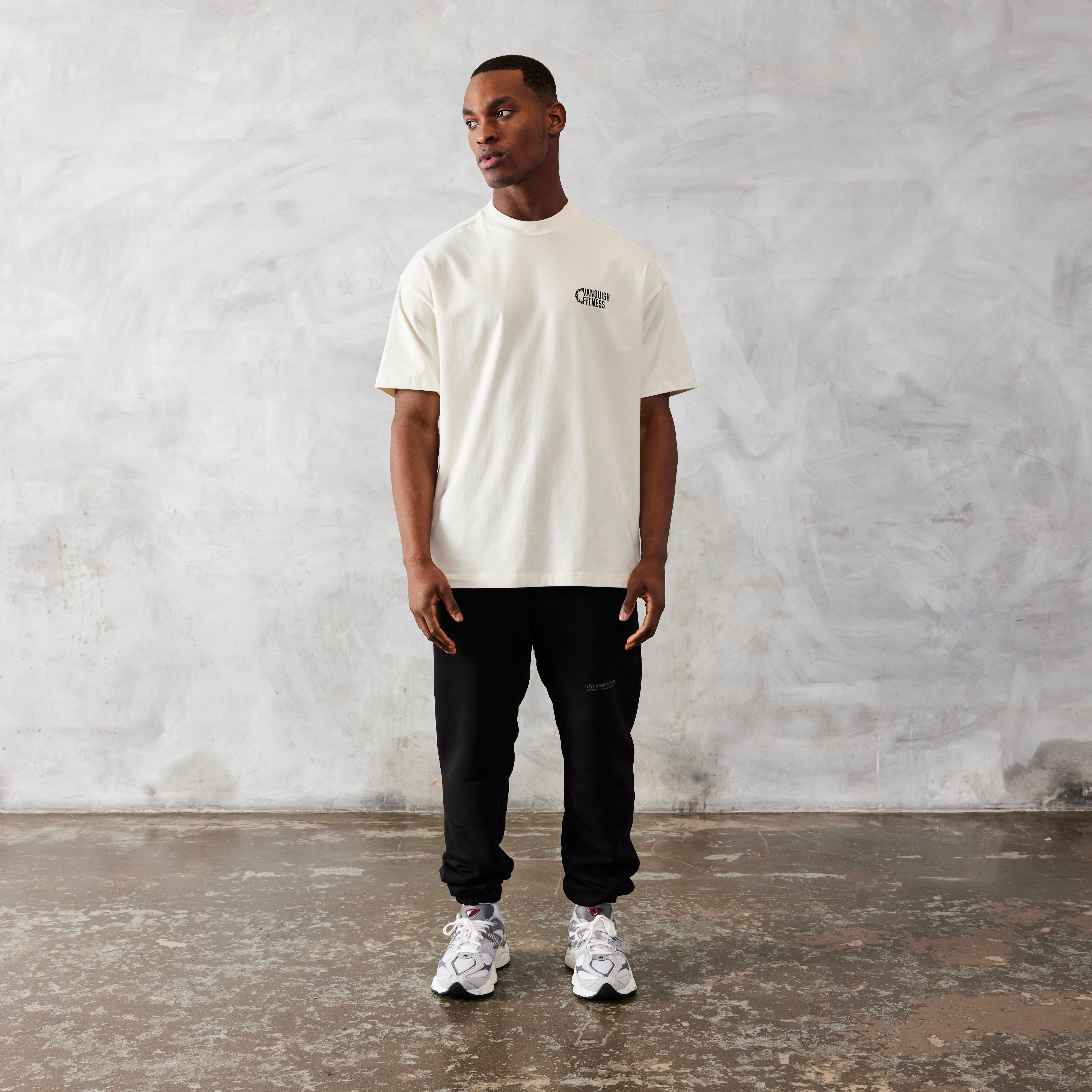 Vanquish TSP Vintage White Discipline Oversized T Shirt