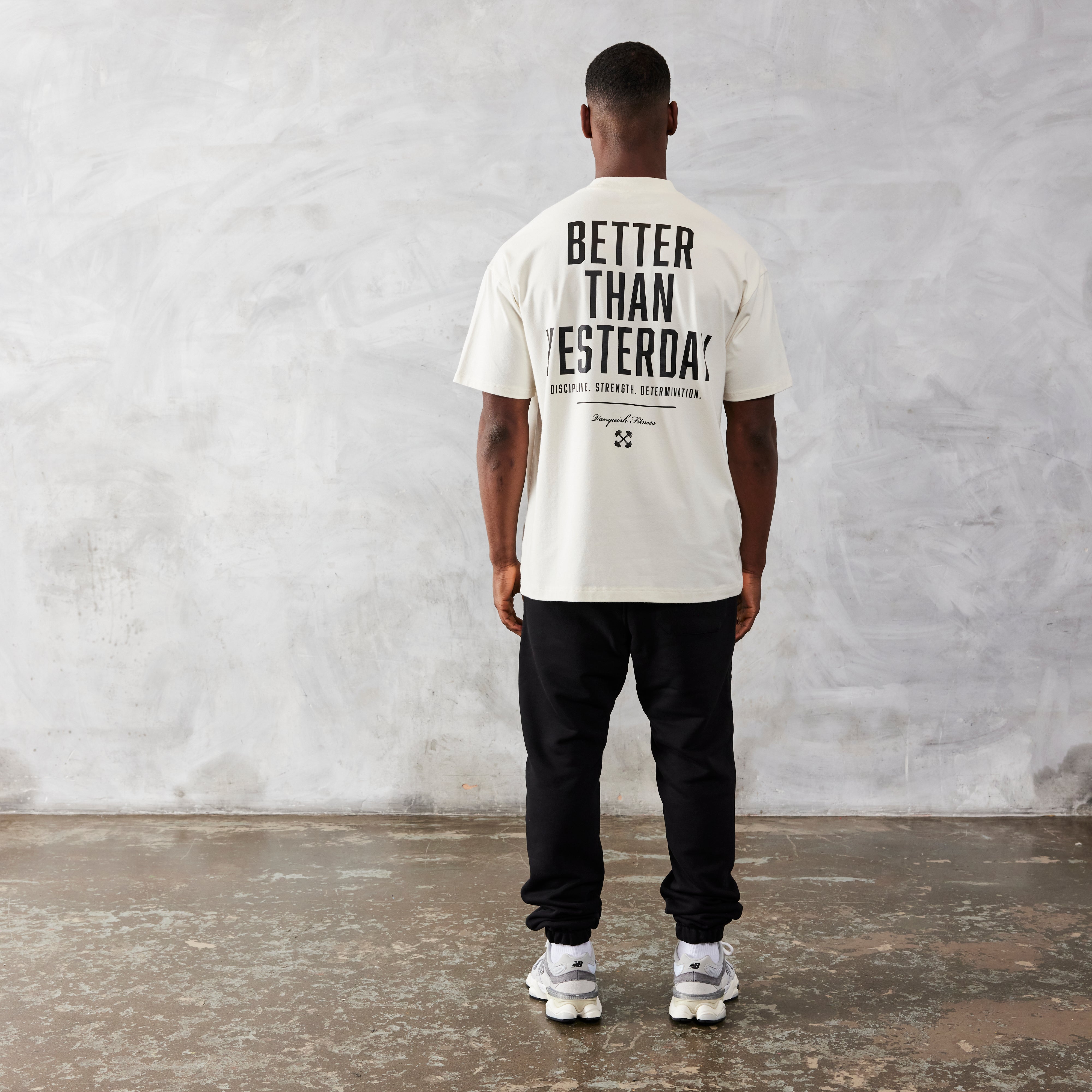 Vanquish TSP Vintage White Discipline Oversized T Shirt