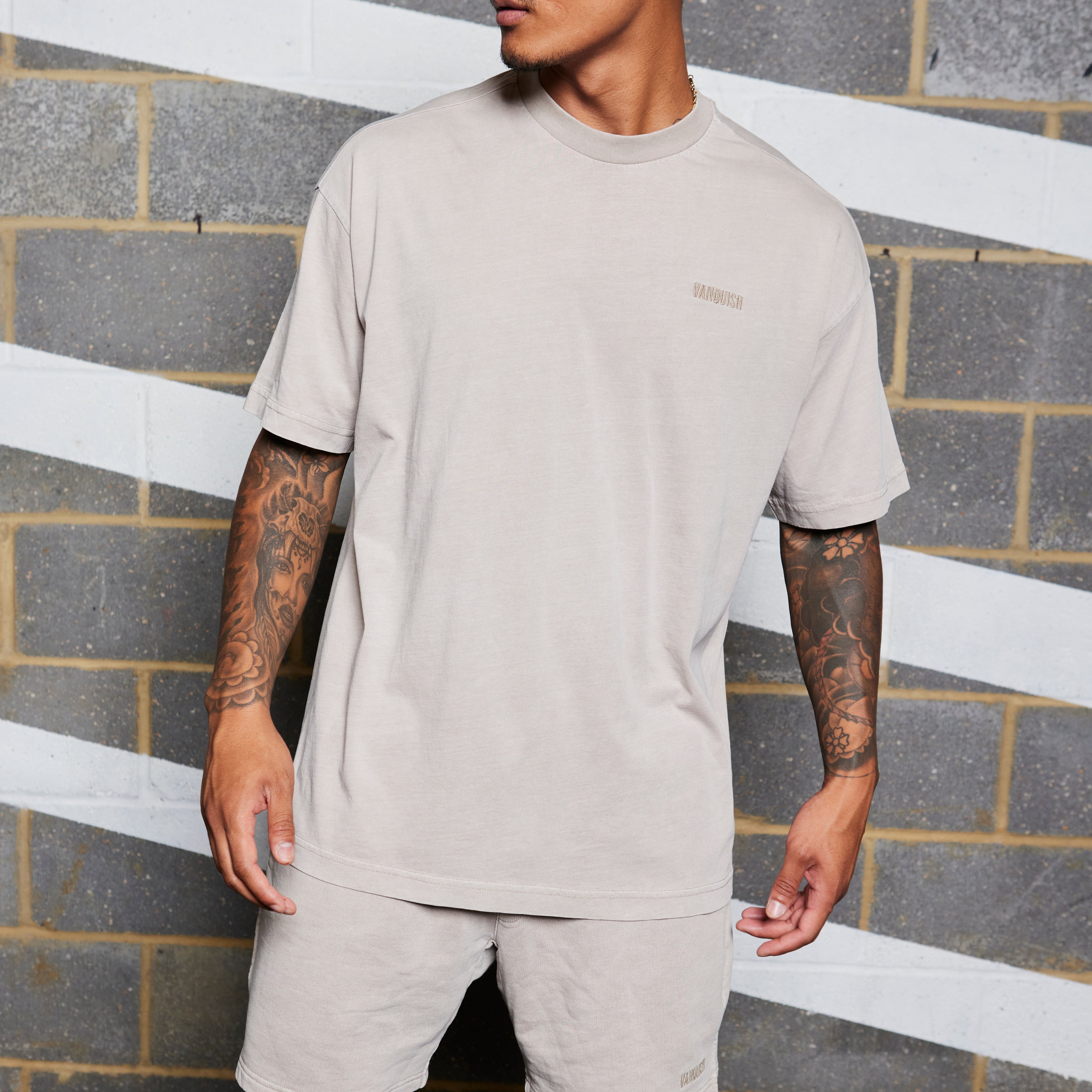 Vanquish Washed Clay Oversized T Shirt
