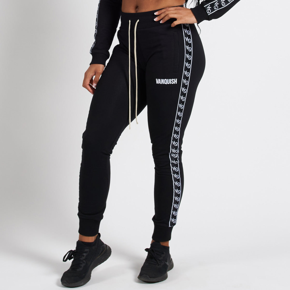Vanquish Radiate Schwarze Jogginghose für Damen