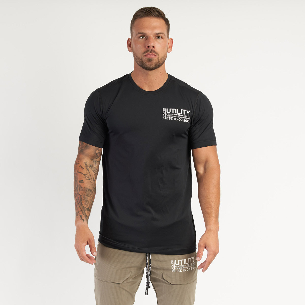 Vanquish Utility Men's Black T Shirt