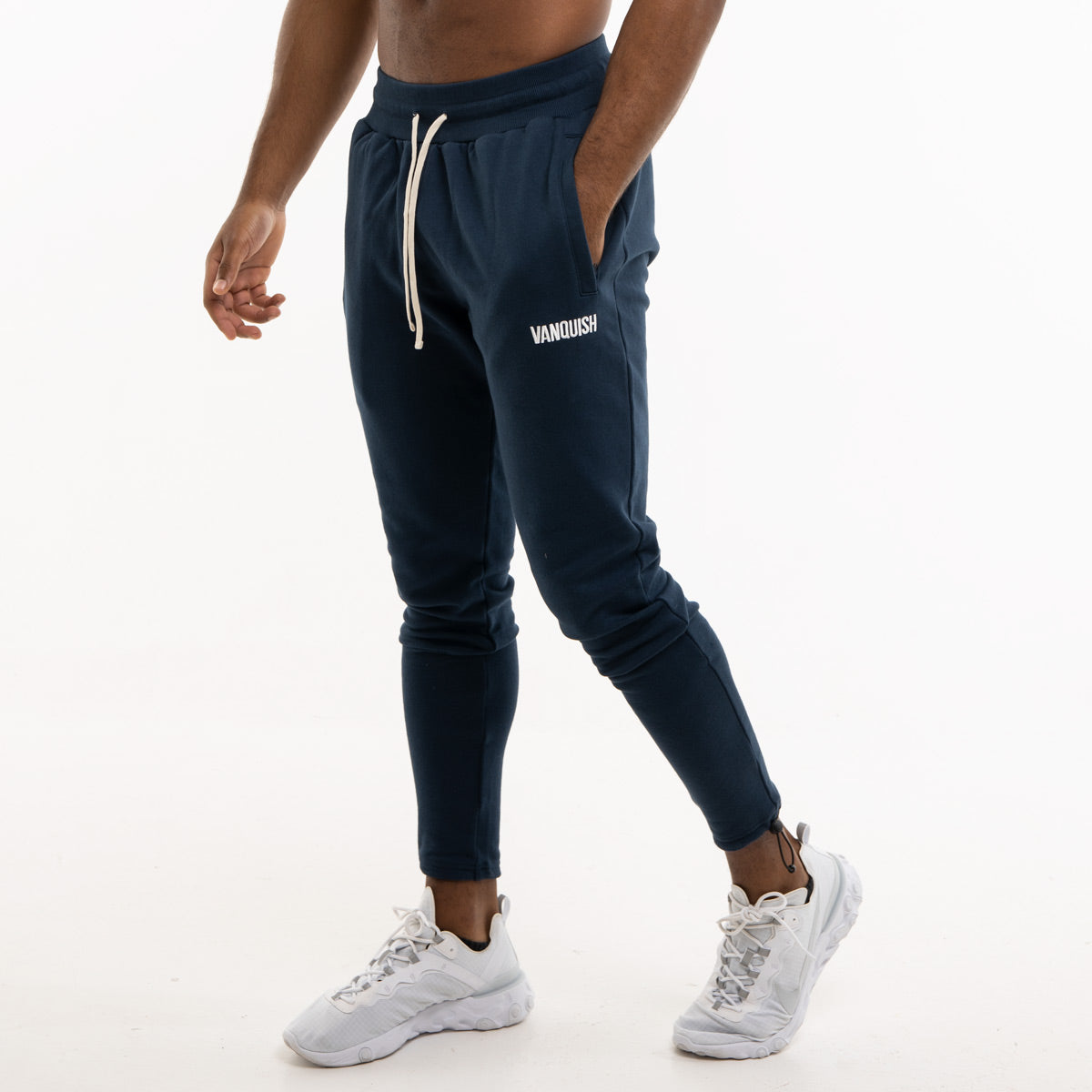 Vanquish Warm Up Project Navy Tapered Sweatpants